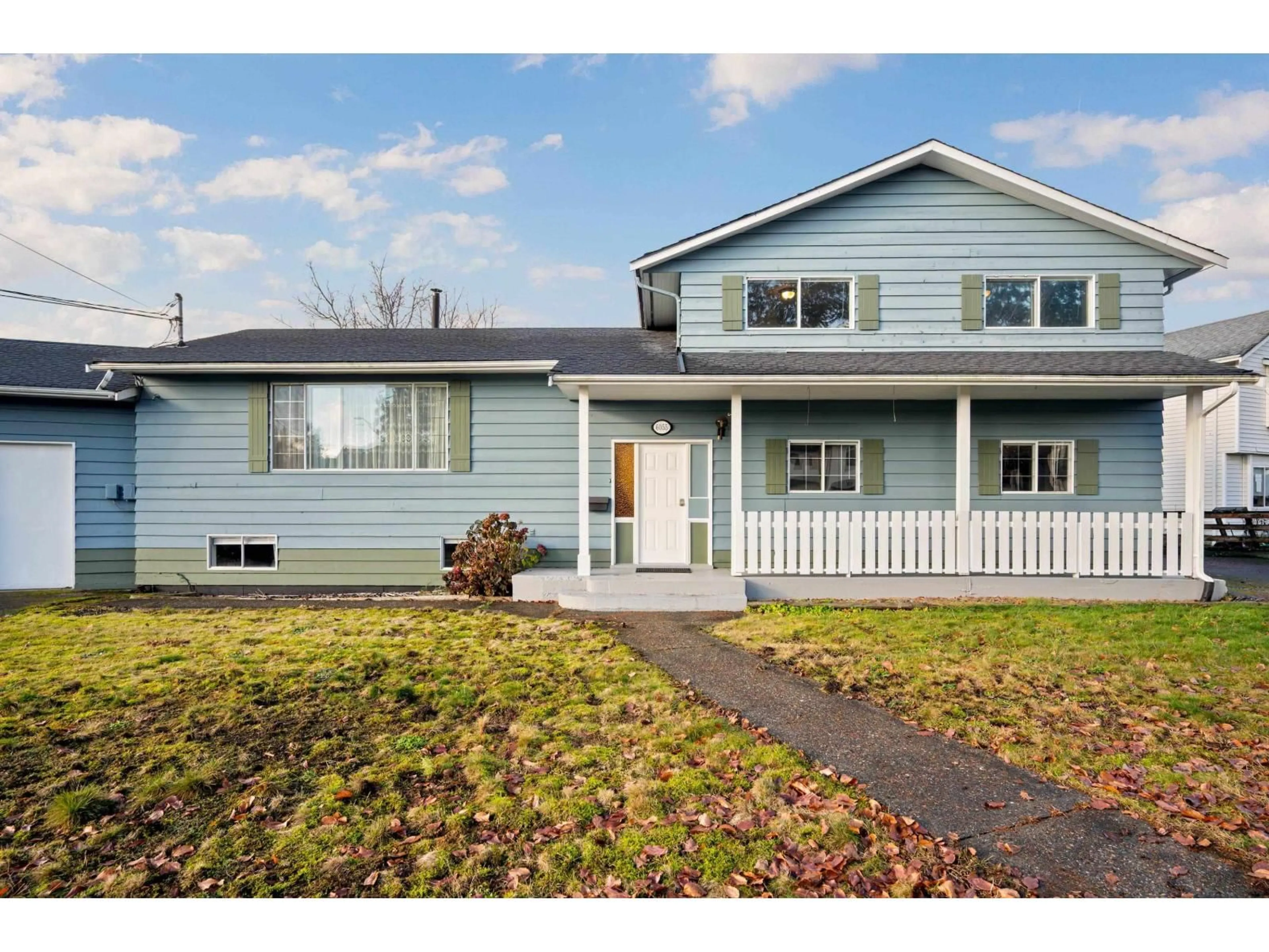 Home with vinyl exterior material, street for 6055 172 STREET, Surrey British Columbia V3S4Y2