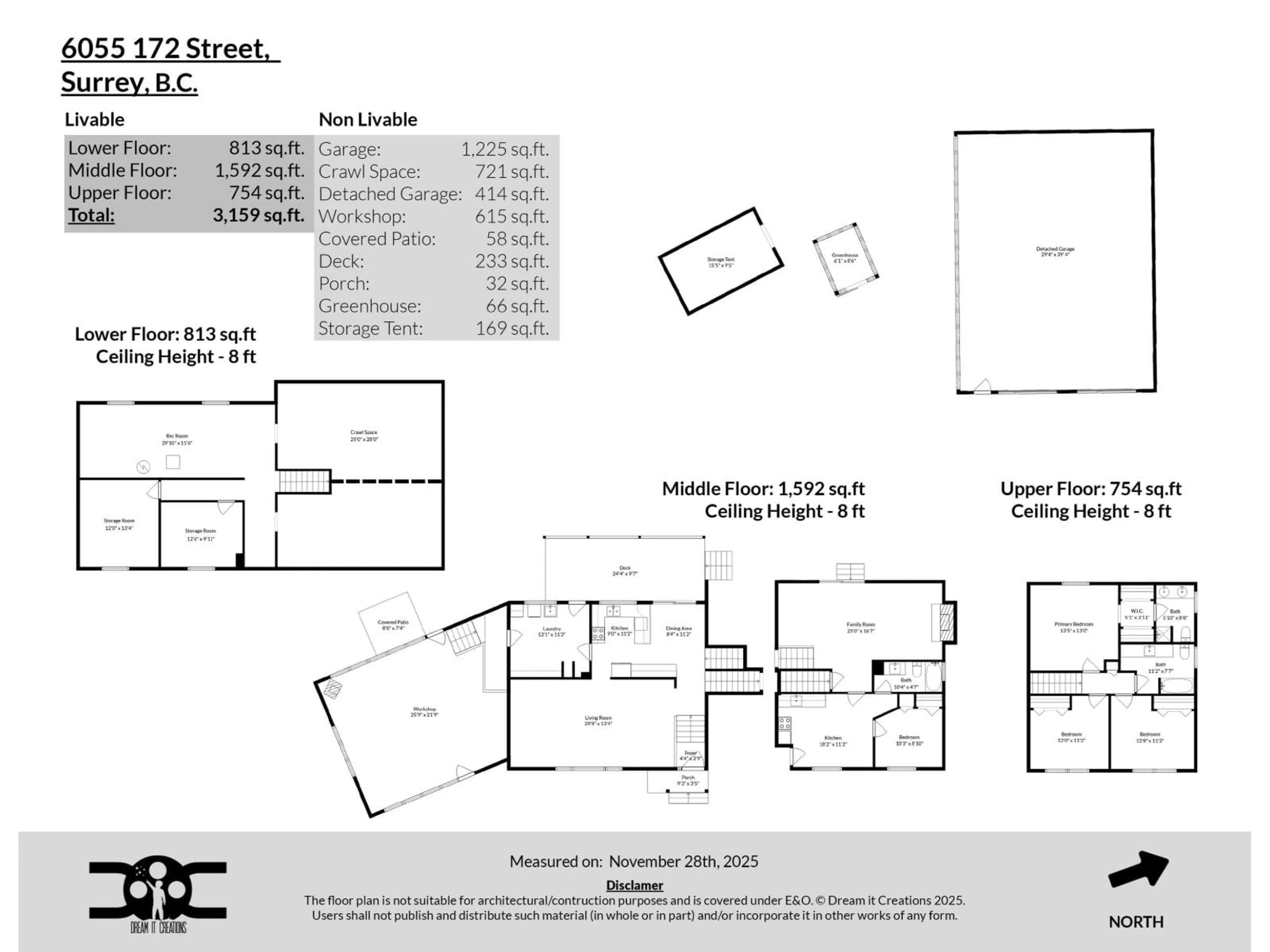 Floor plan for 6055 172 STREET, Surrey British Columbia V3S4Y2