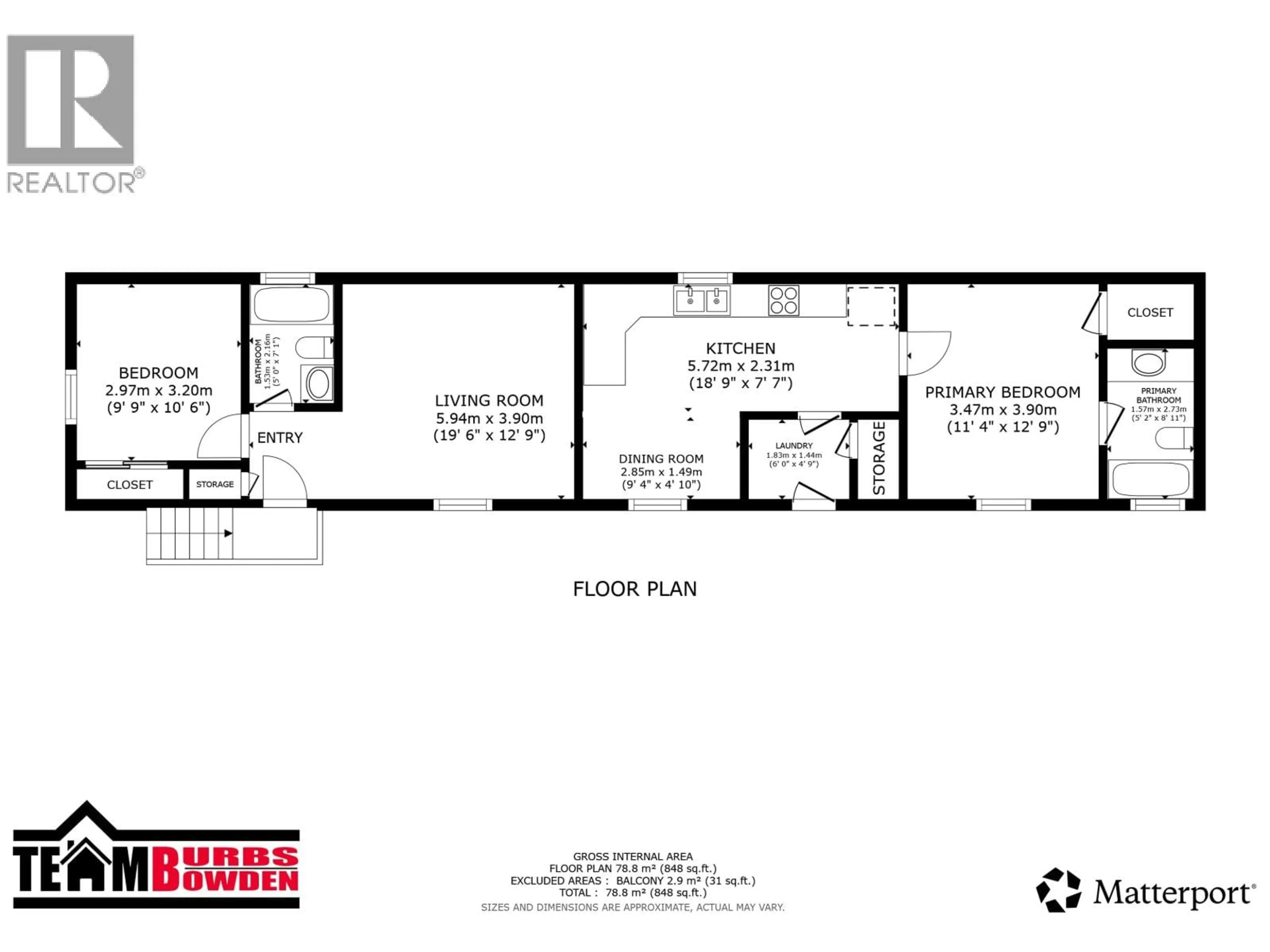 Floor plan for 41 - 602 ELM STREET, Quesnel British Columbia V3J3X1