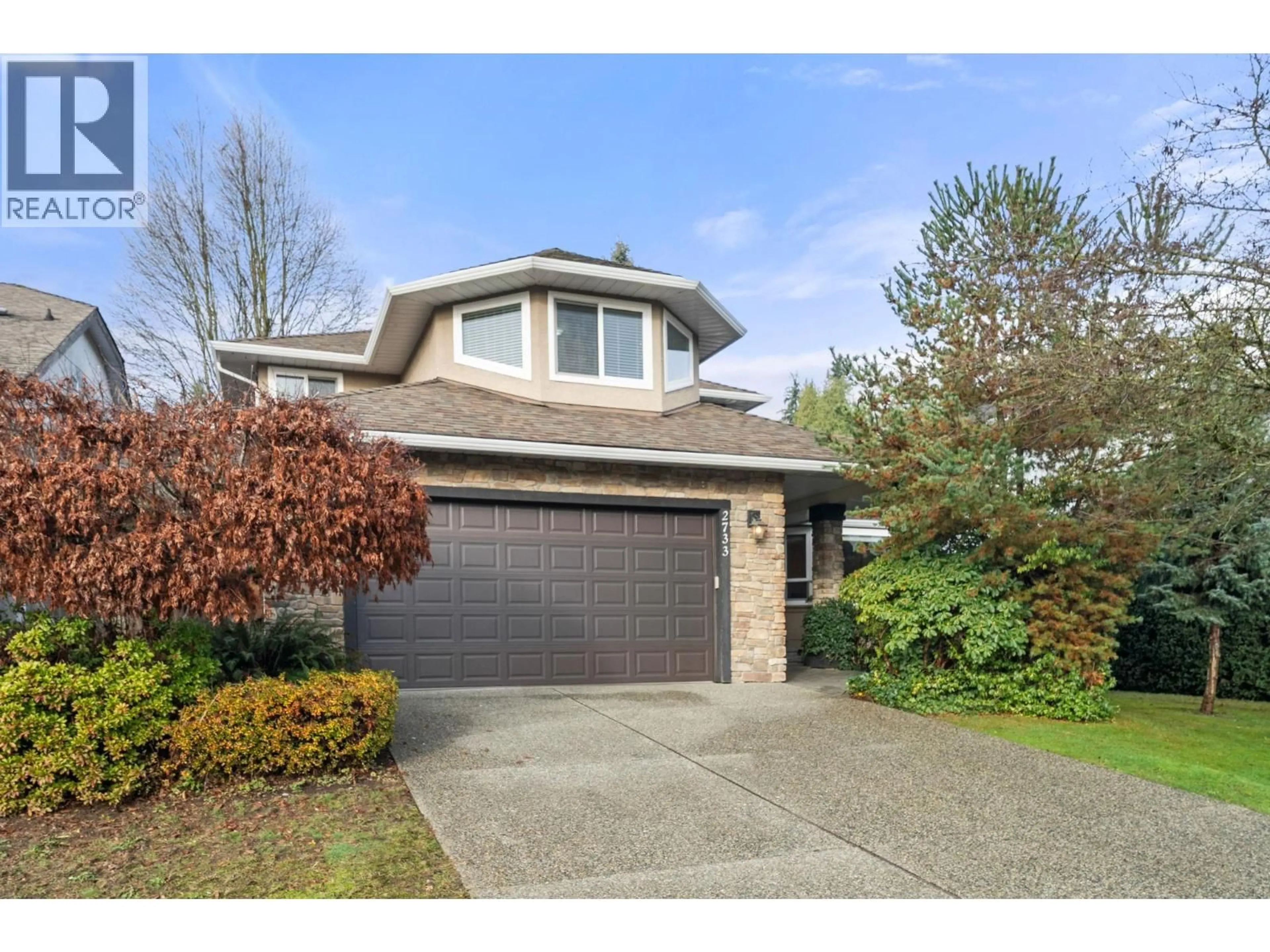 Home with vinyl exterior material, street for 2733 TEMPE GLEN DRIVE, North Vancouver British Columbia V7N4K5