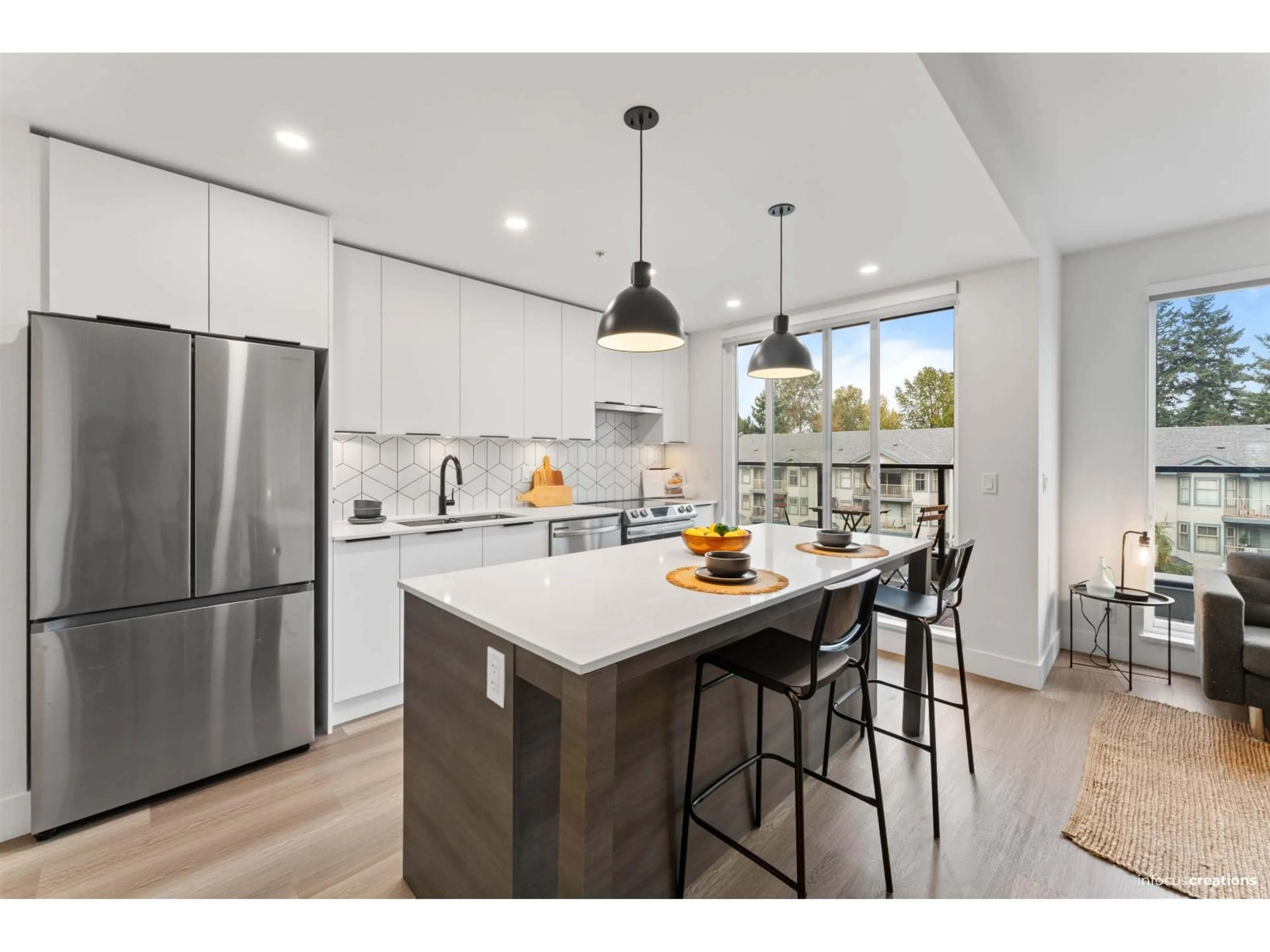 Open concept kitchen, unknown for 403 - 10778 138 STREET, Surrey British Columbia V3T0S5
