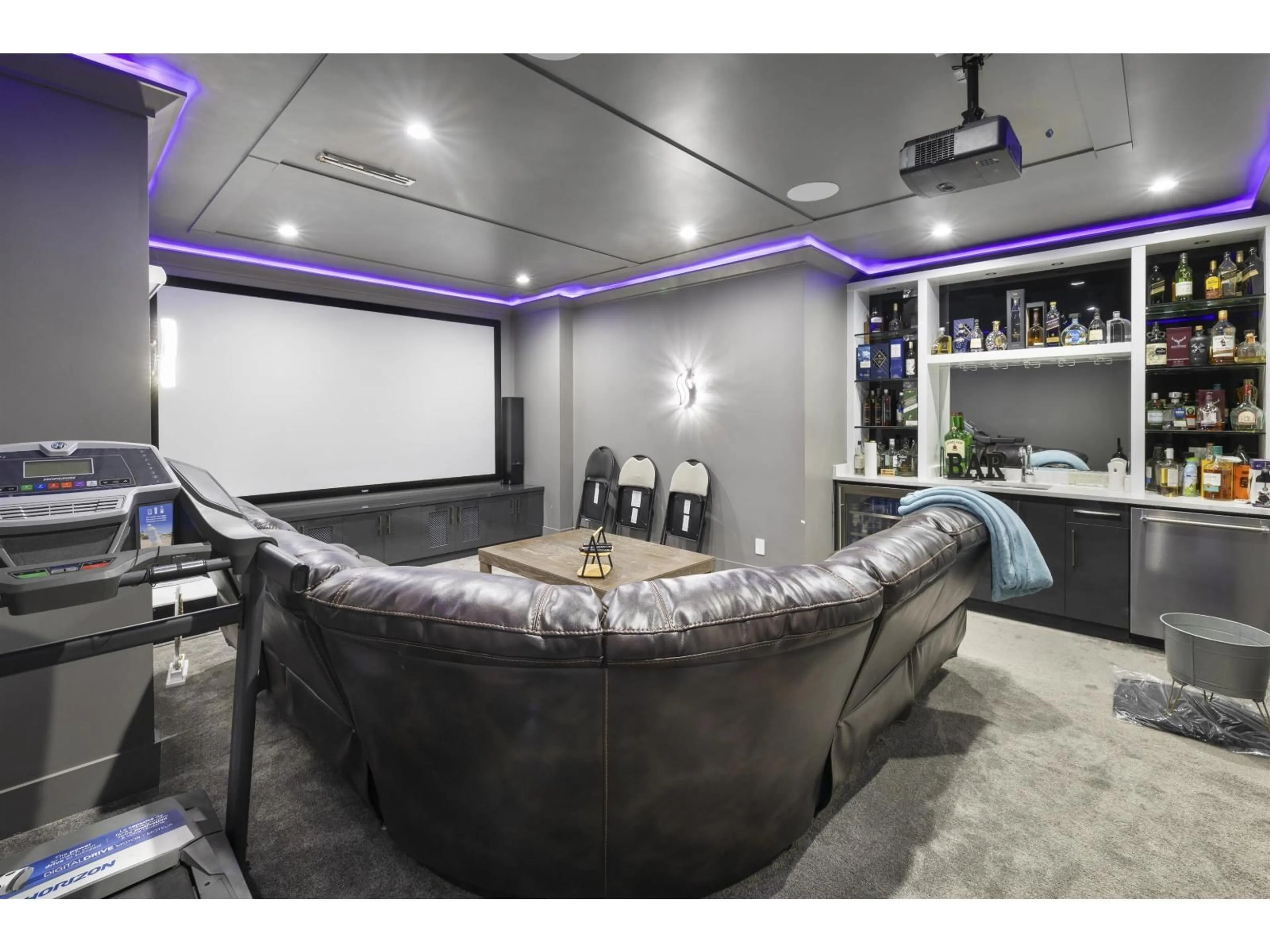 Home theater for 8671 GALWAY CRESCENT, Surrey British Columbia V3W6C8