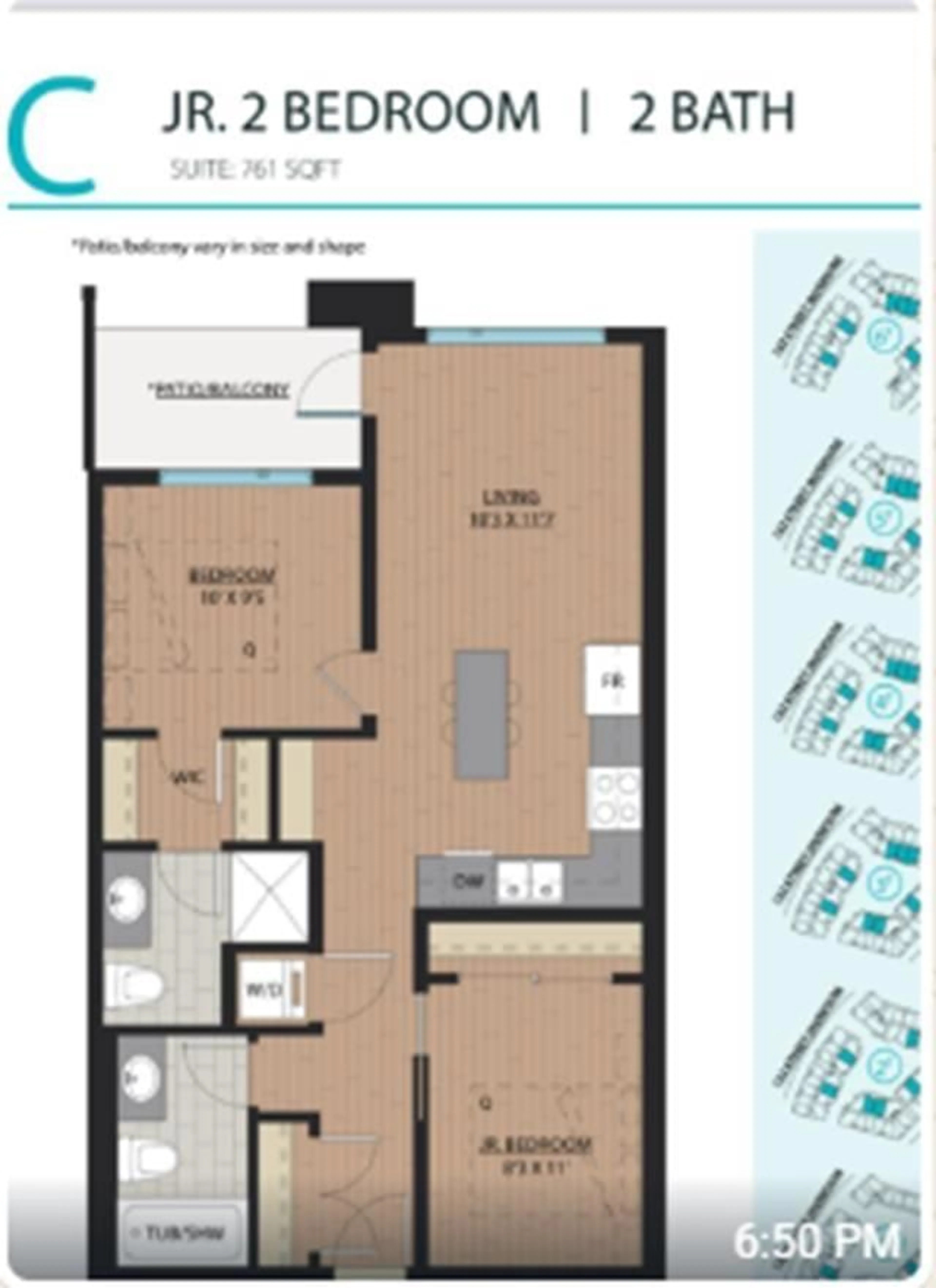 Floor plan for 405 - 11058 132 STREET, Surrey British Columbia V0V0V0