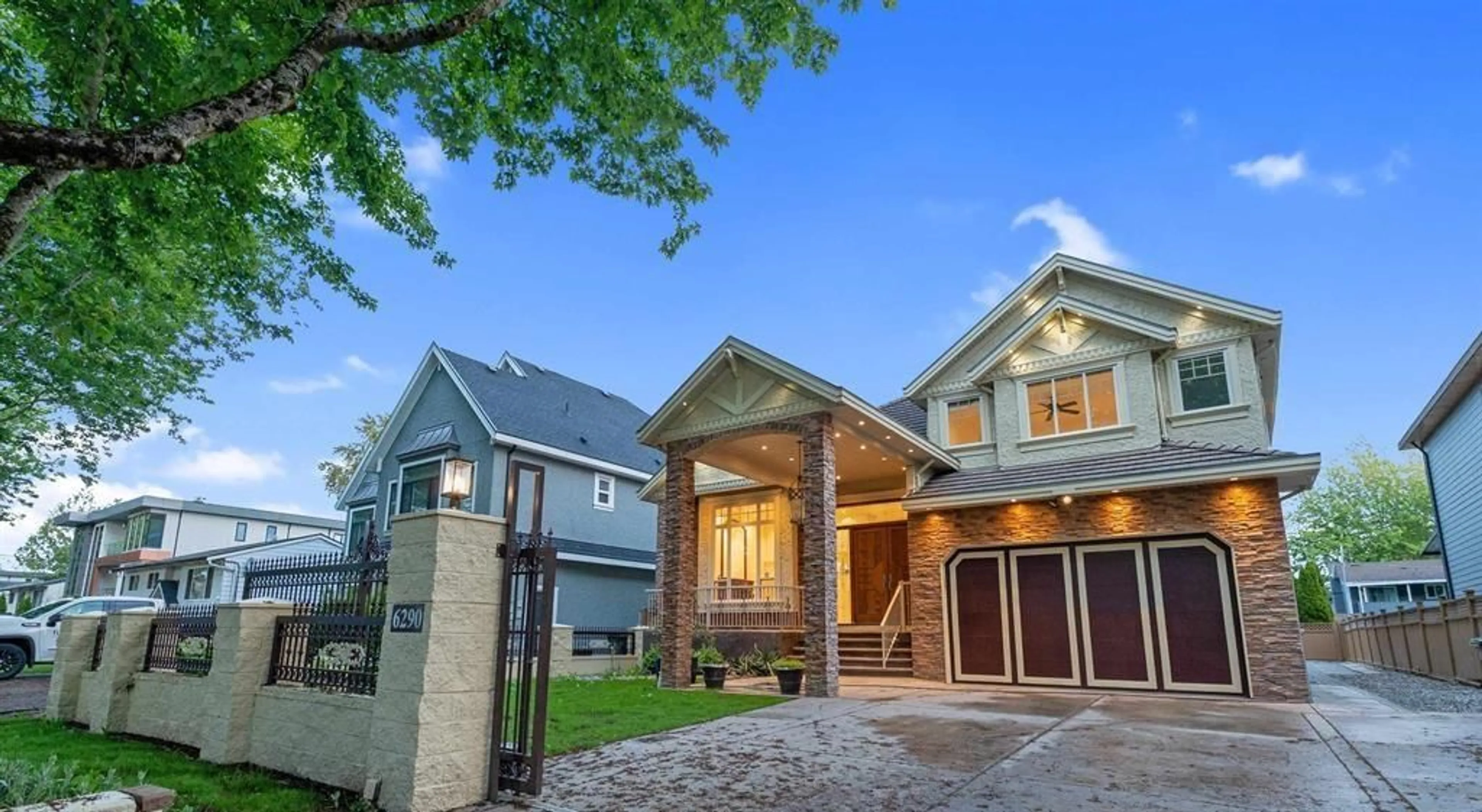 Home with brick exterior material, street for 6290 129A STREET, Surrey British Columbia V3X1R8