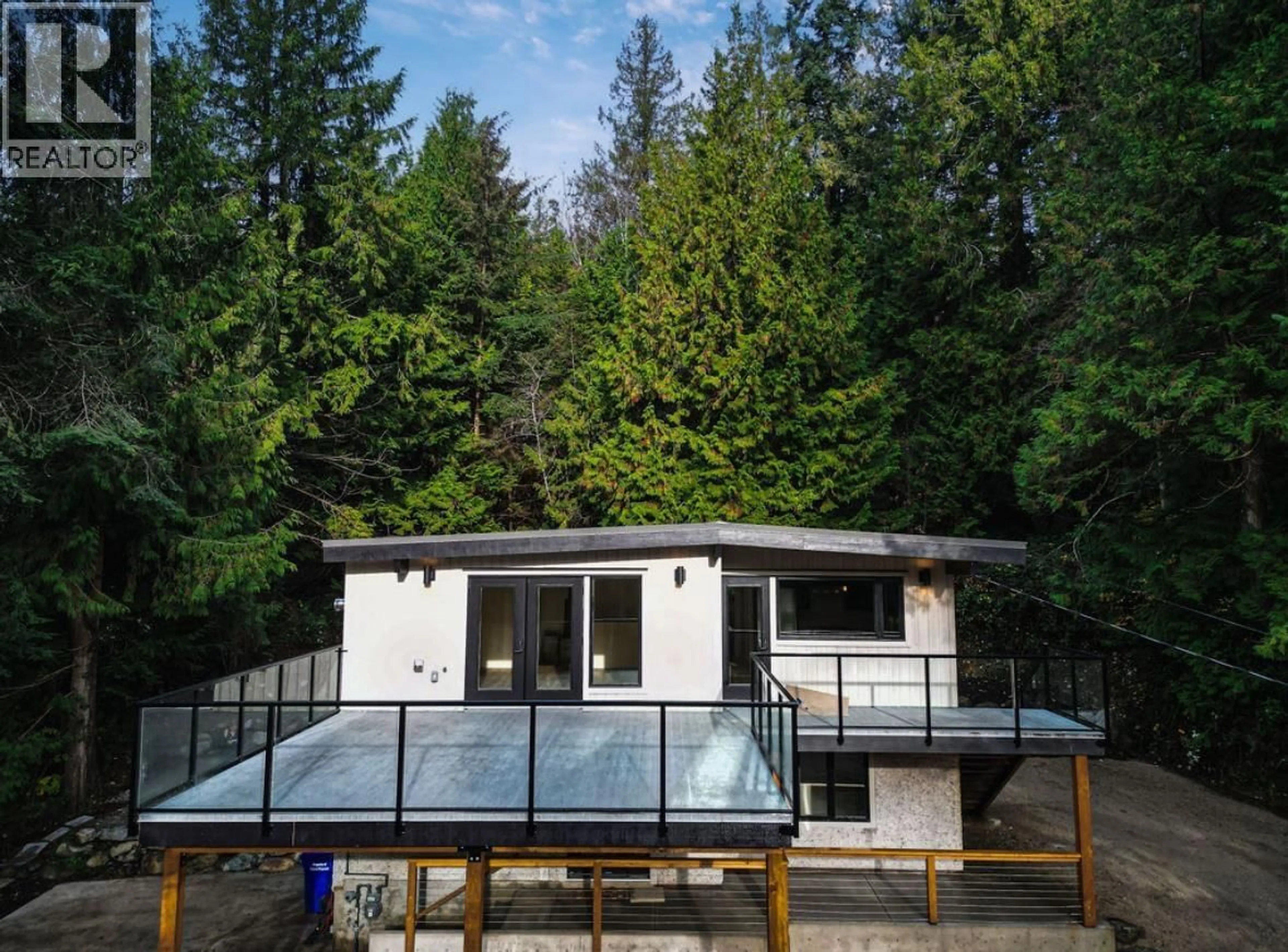 A pic from outside/outdoor area/front of a property/back of a property/a pic from drone, forest/trees view for 6960 SUNSHINE COAST HIGHWAY, Sechelt British Columbia V7Z0N2