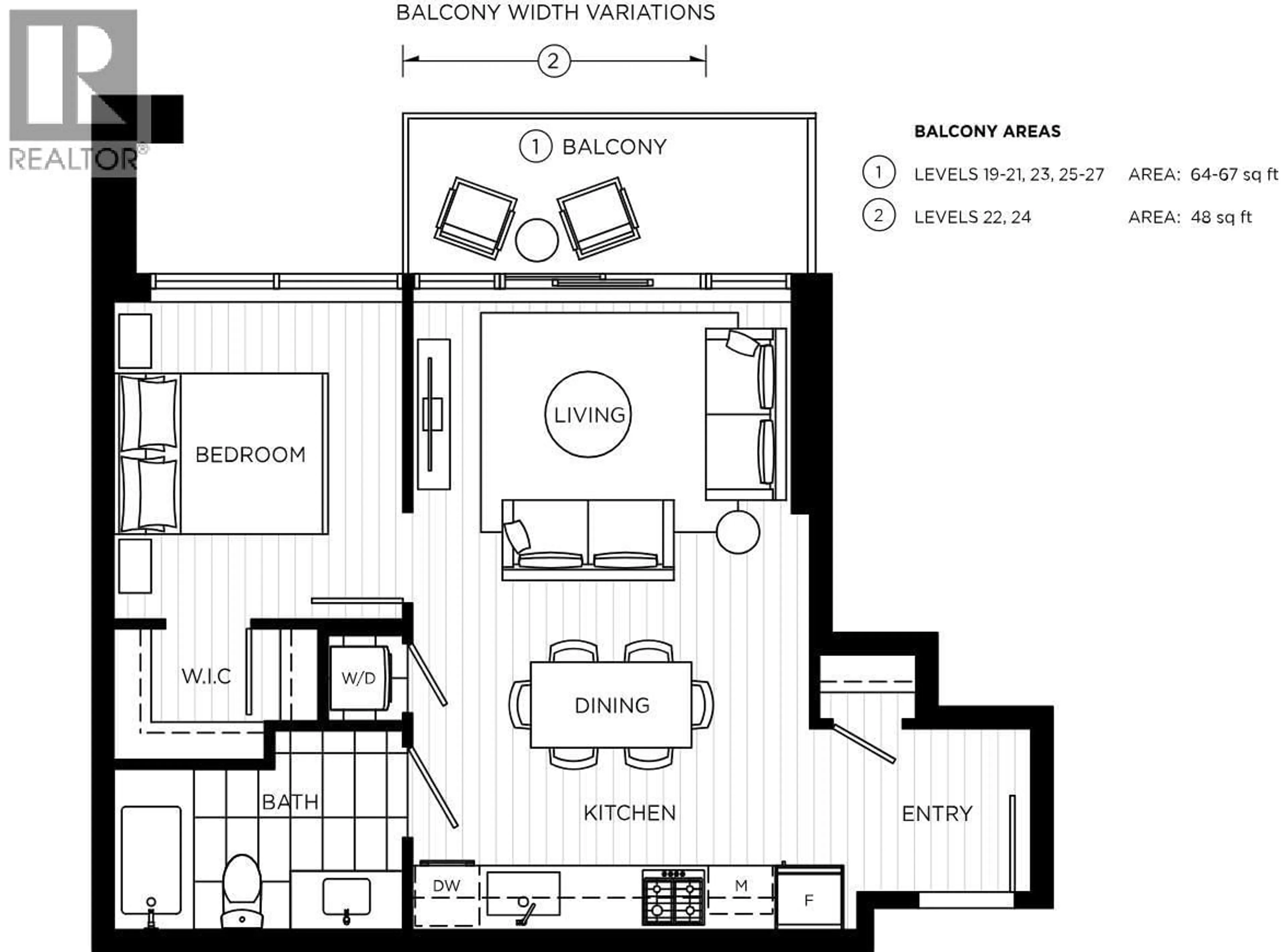 Floor plan for 2101 - 823 CARNARVON STREET, New Westminster British Columbia V3M0N5