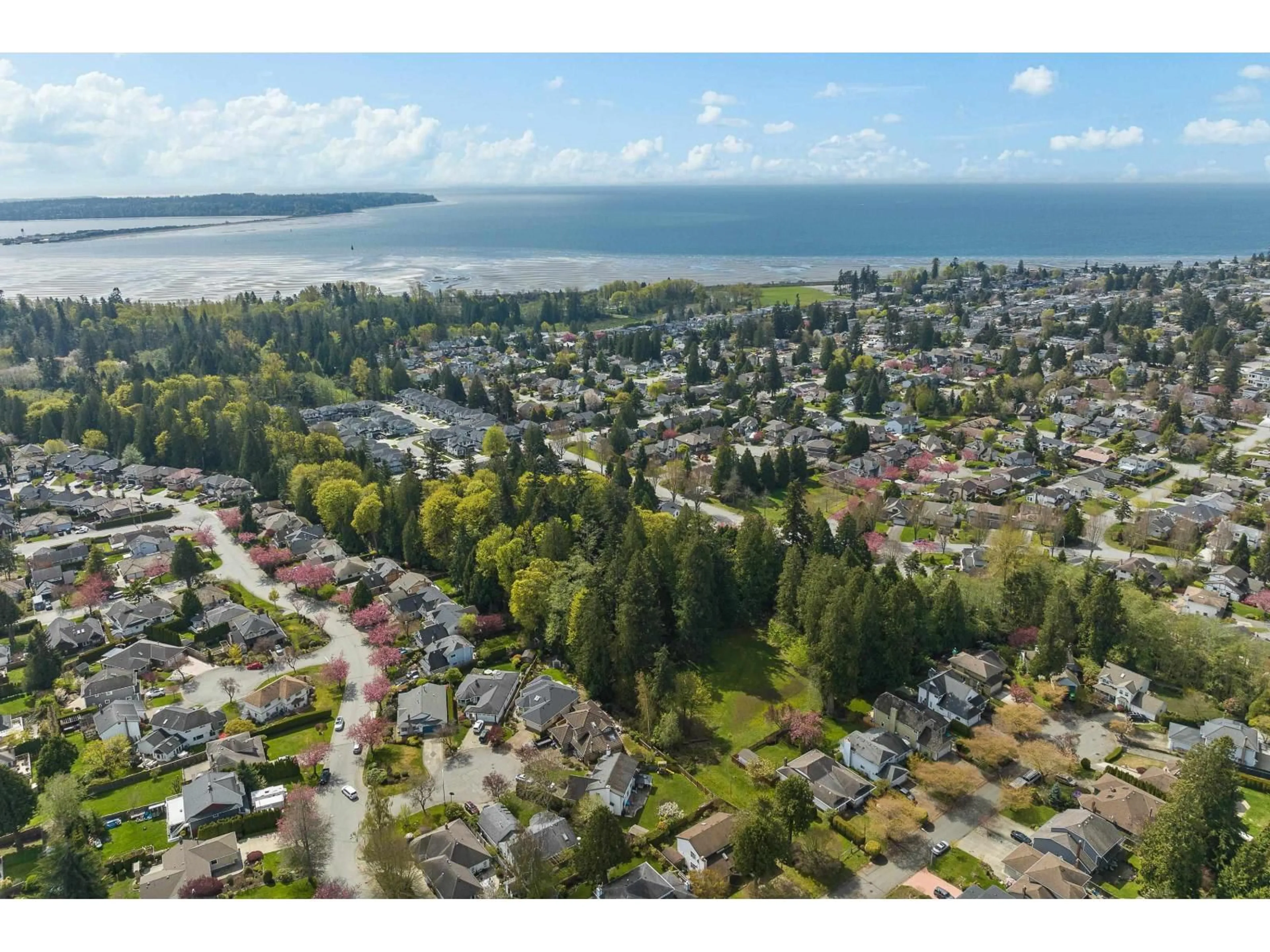 A pic from outside/outdoor area/front of a property/back of a property/a pic from drone, water/lake/river/ocean view for 16245 10 AVENUE, Surrey British Columbia V4A1A9