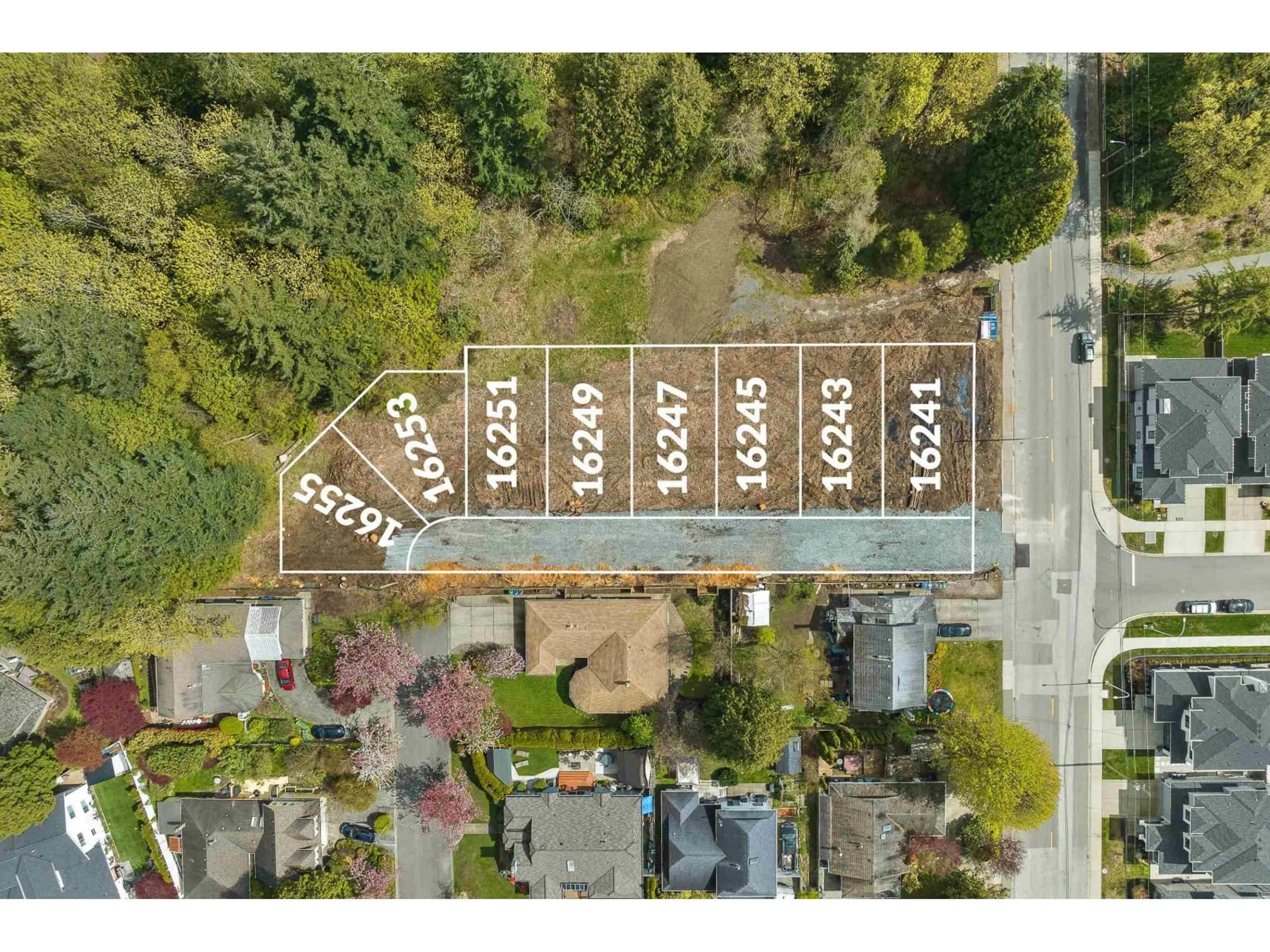 A pic from outside/outdoor area/front of a property/back of a property/a pic from drone, street for 16245 10 AVENUE, Surrey British Columbia V4A1A9