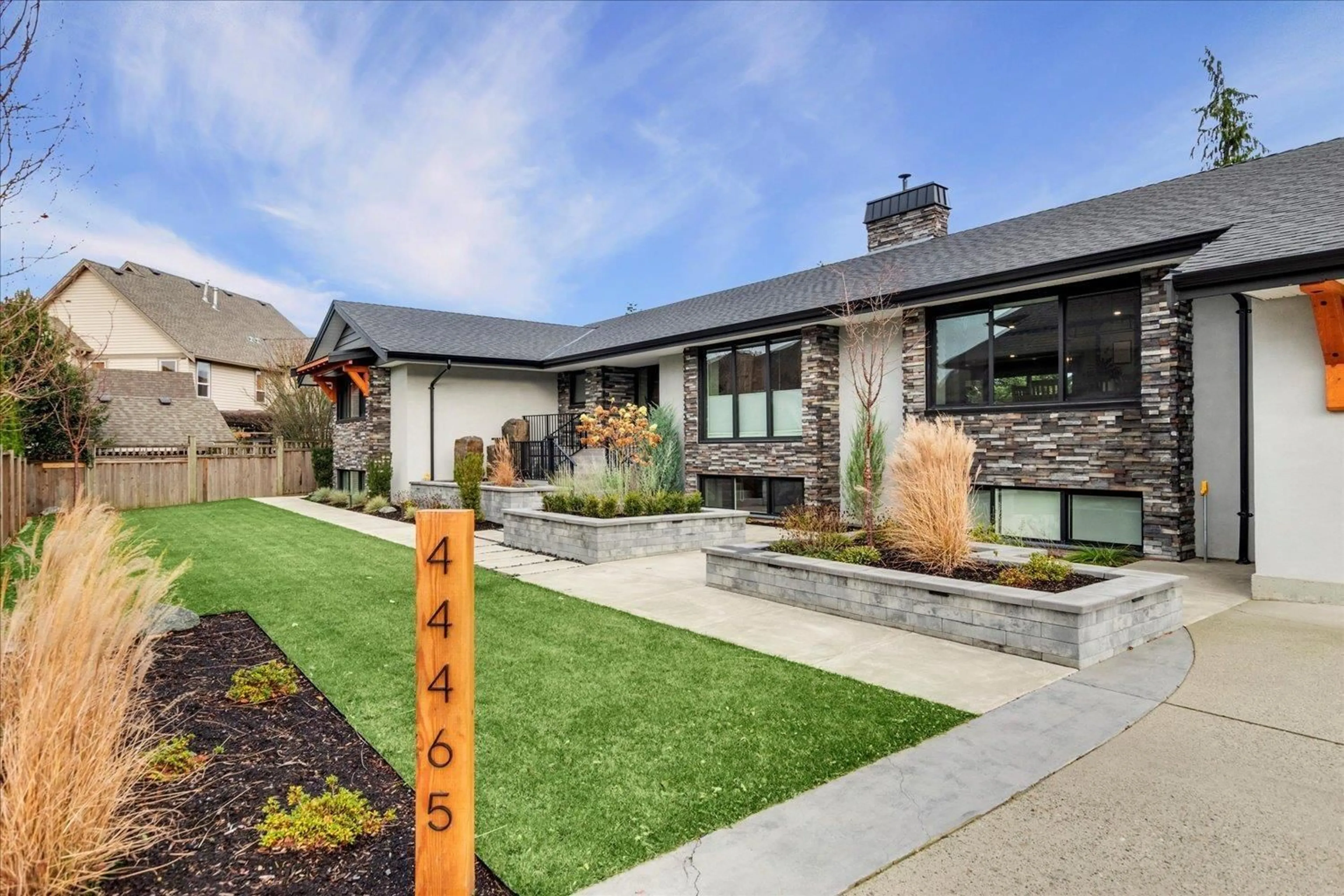 Home with brick exterior material, street for 44465 EENA DRIVE, Sardis British Columbia V2R5N5