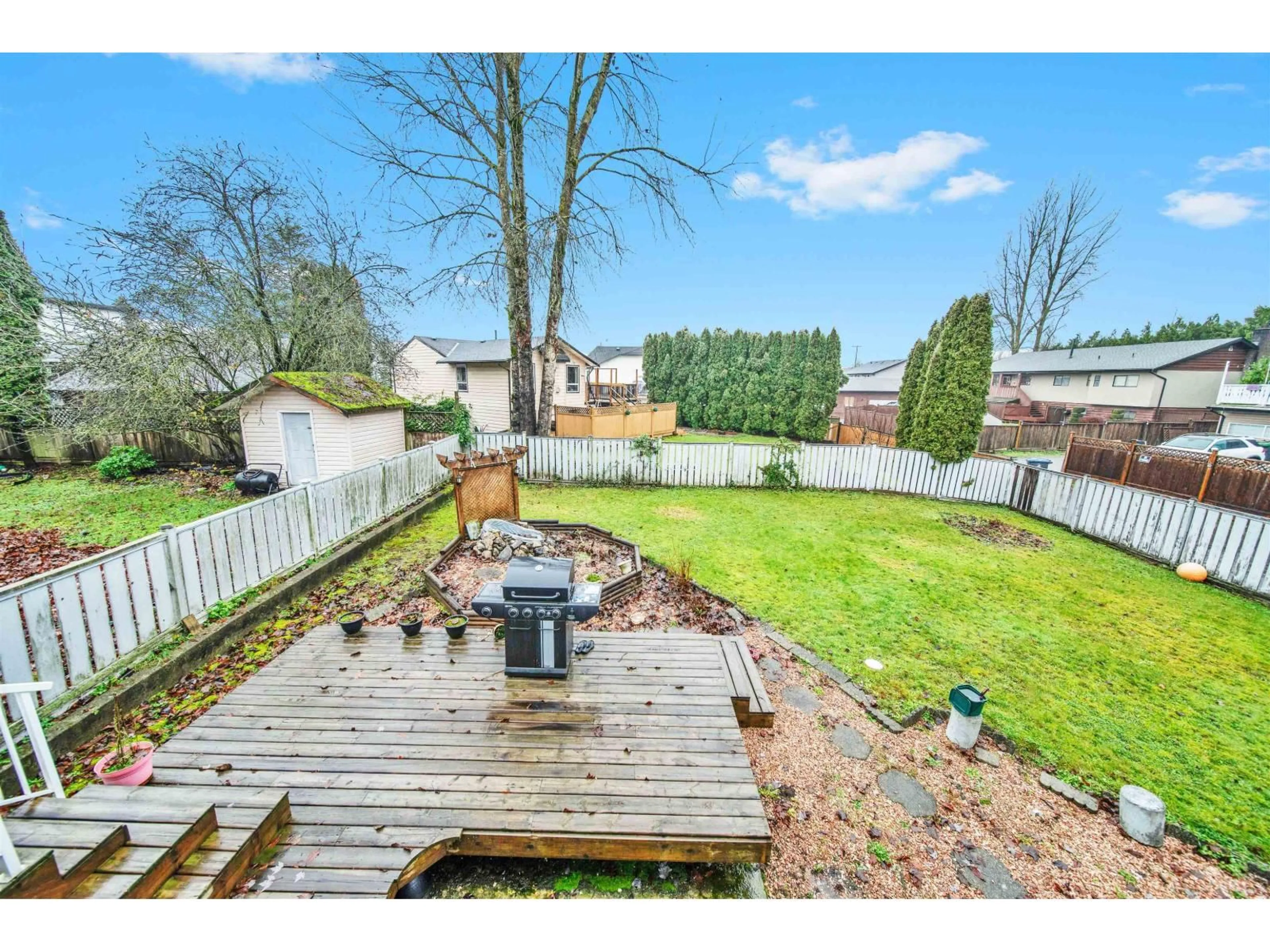 A pic from outside/outdoor area/front of a property/back of a property/a pic from drone, unknown for 6369 173A STREET, Surrey British Columbia V3S5J8