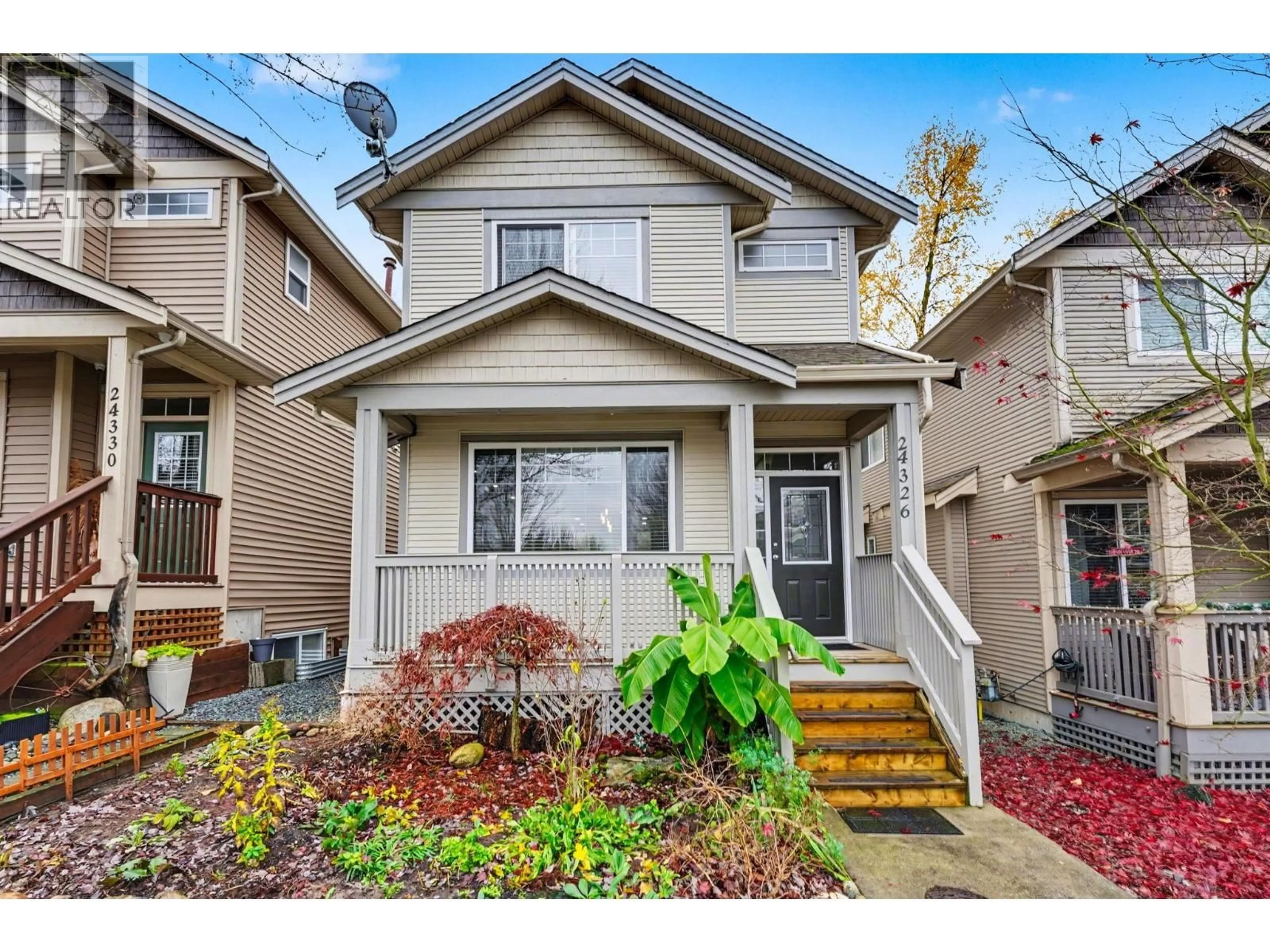 Home with vinyl exterior material, street for 24326 101A AVENUE, Maple Ridge British Columbia V2W0A7