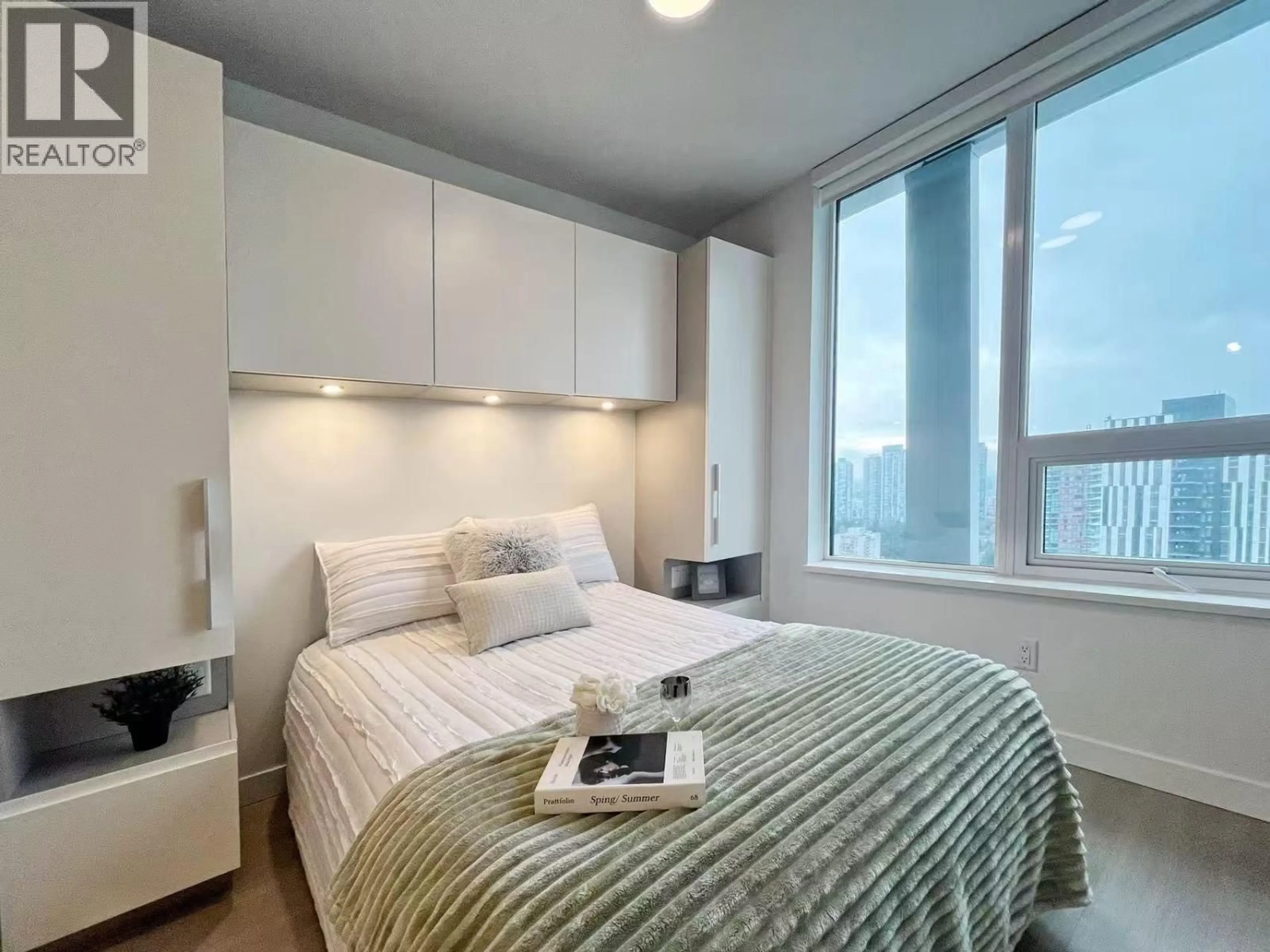 Bedroom with bed, unknown for 2903 - 6537 TELFORD AVENUE, Burnaby British Columbia V5H0K9