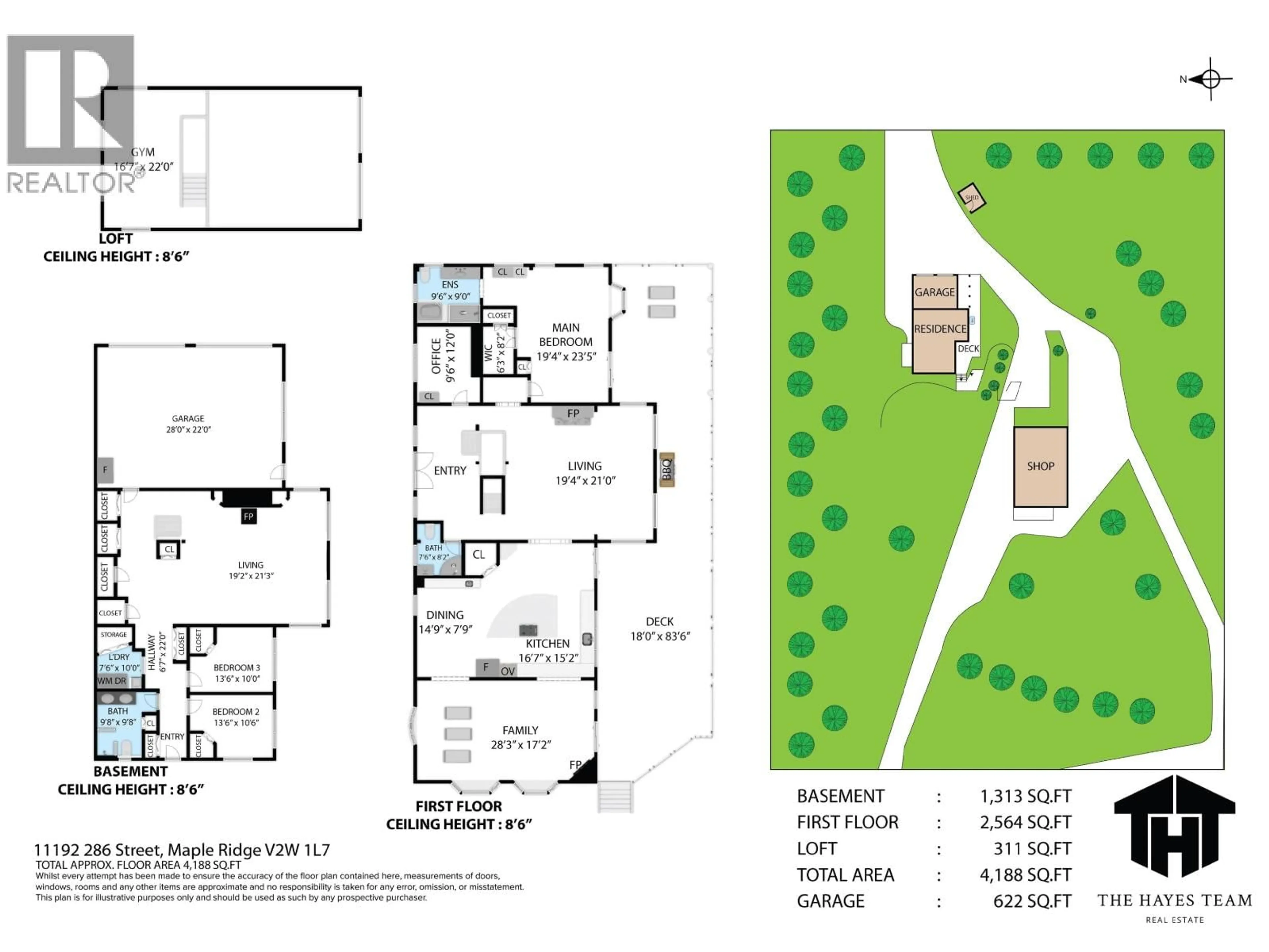 Floor plan for 11192 286 STREET, Maple Ridge British Columbia V2W1L7