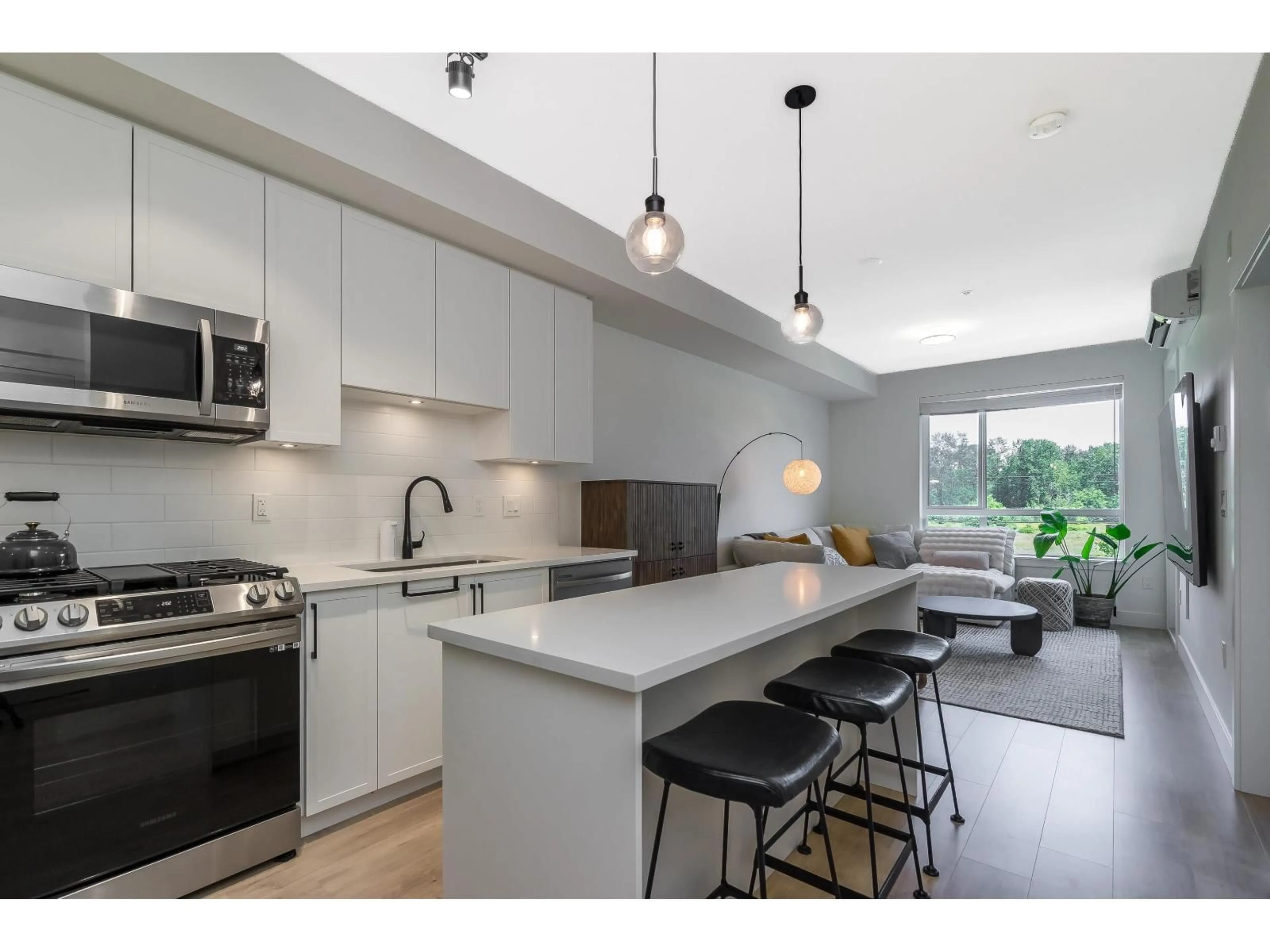 Open concept kitchen, unknown for 316 - 19935 75A AVENUE, Langley British Columbia V2Y4L5