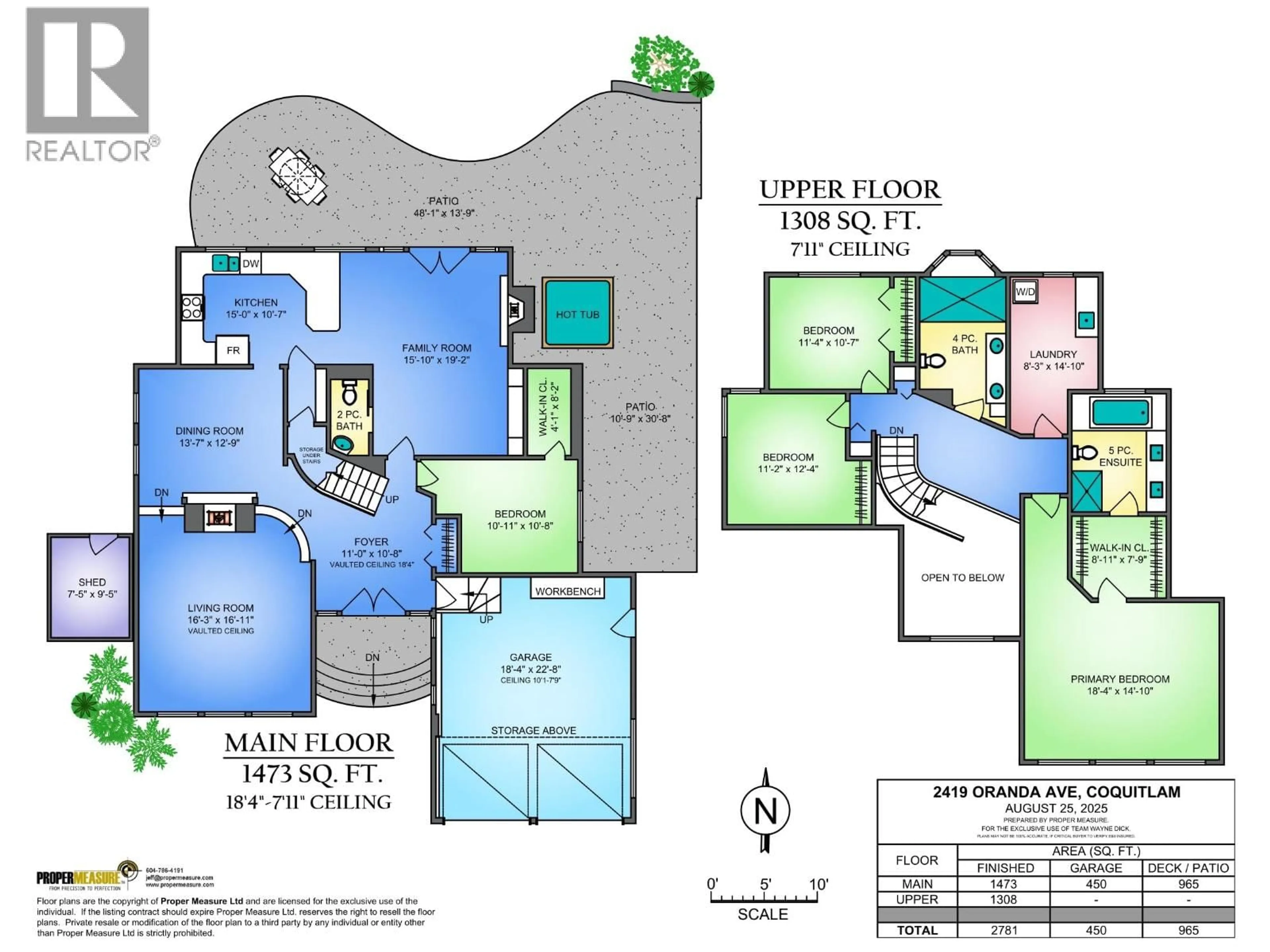 Floor plan for 2419 ORANDA AVENUE, Coquitlam British Columbia V3K3A5