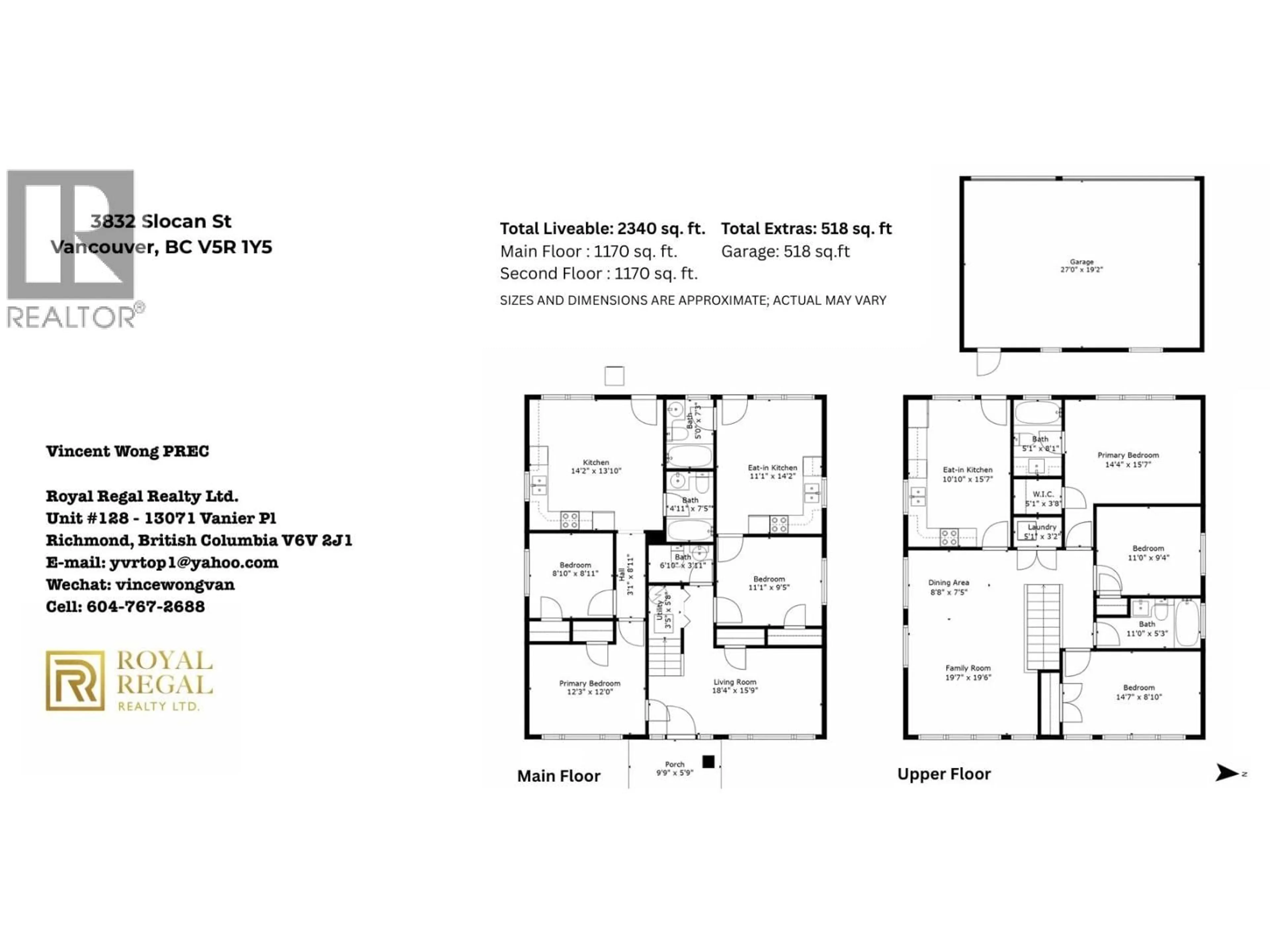 Floor plan for 3832 SLOCAN STREET, Vancouver British Columbia V5R1Y5