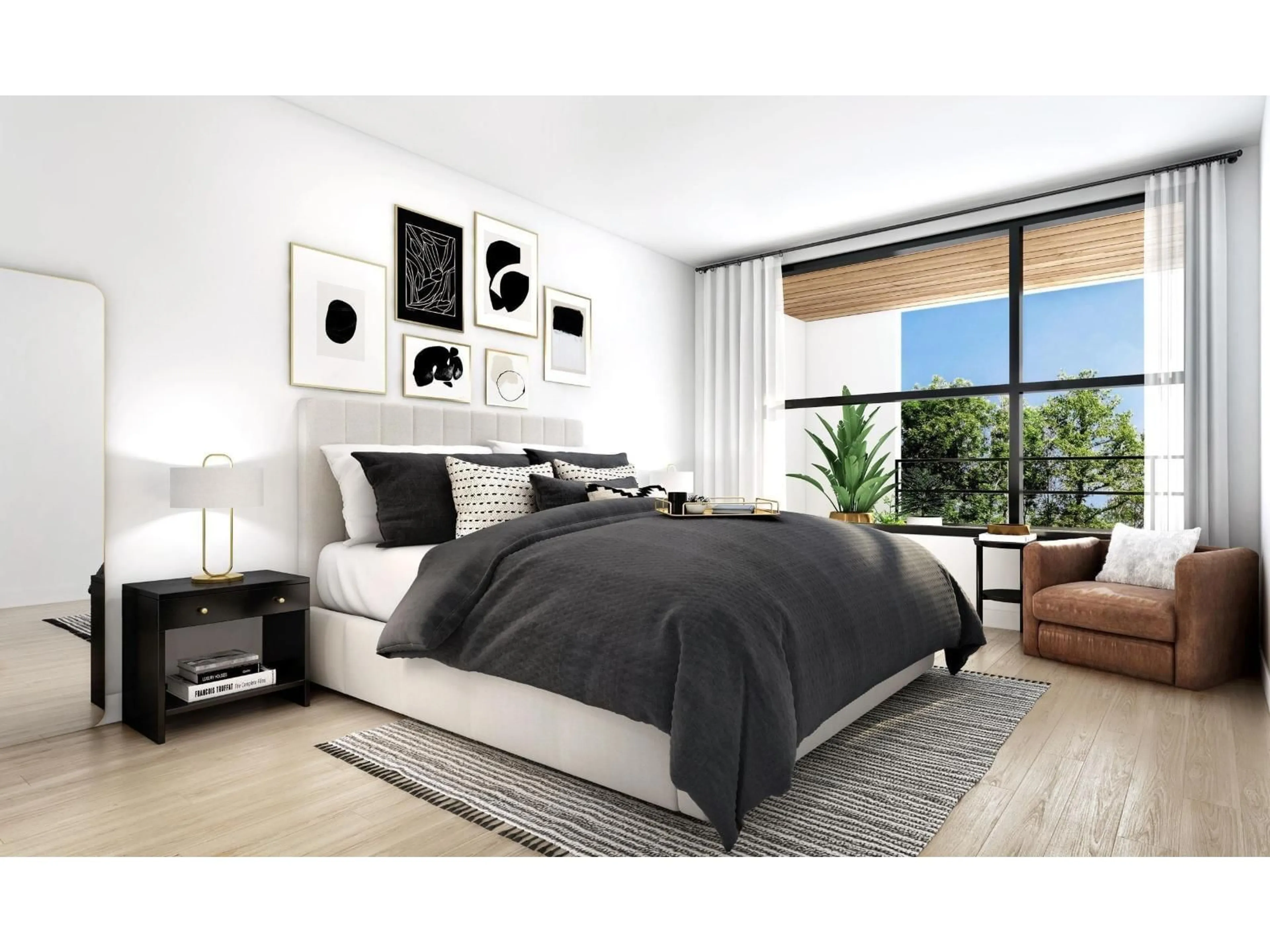 Bedroom with bed, unknown for 223 - 2620 152 STREET, Surrey British Columbia V4P0H8