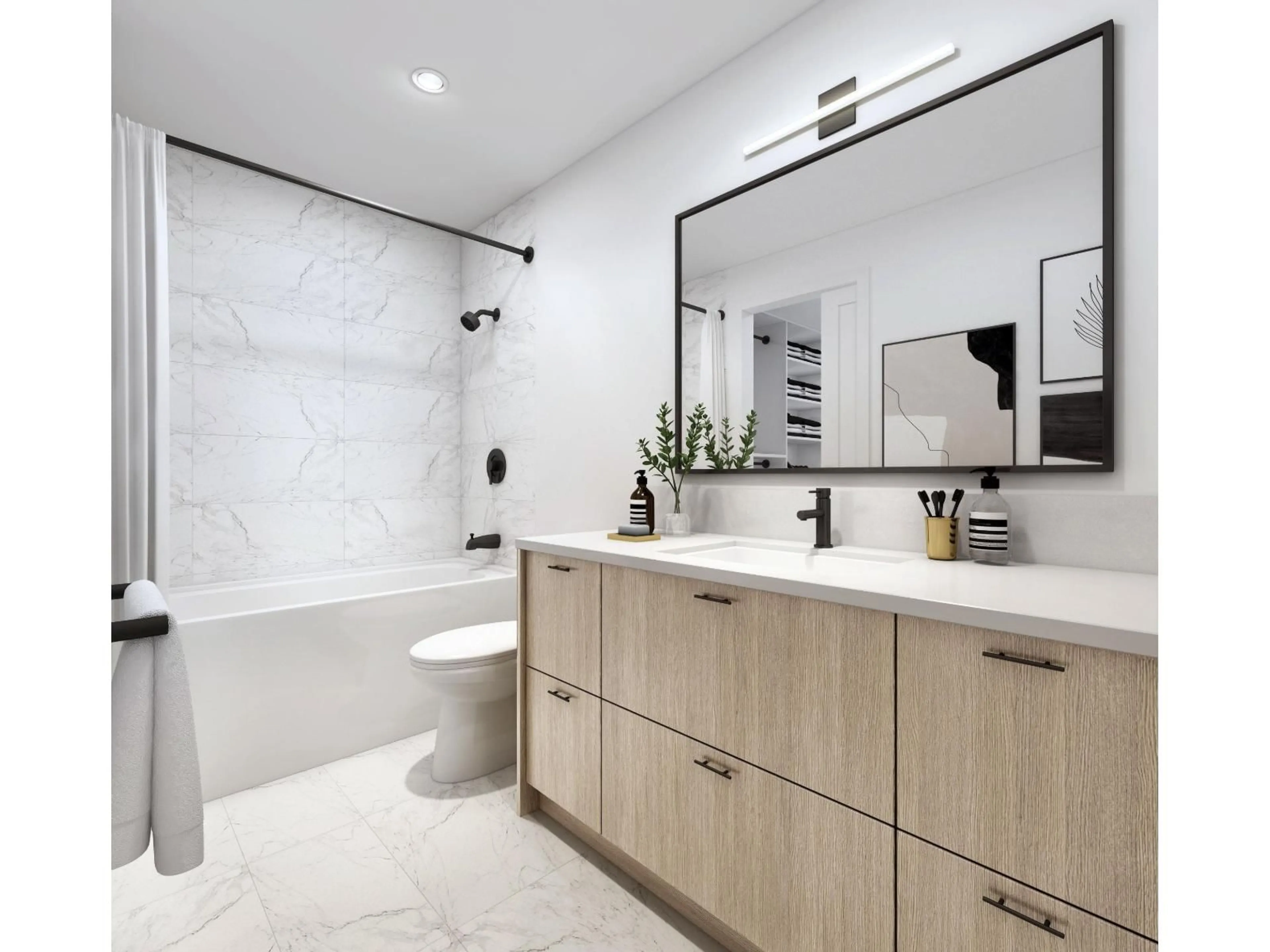 Contemporary bathroom, ceramic/tile floor for 223 - 2620 152 STREET, Surrey British Columbia V4P0H8