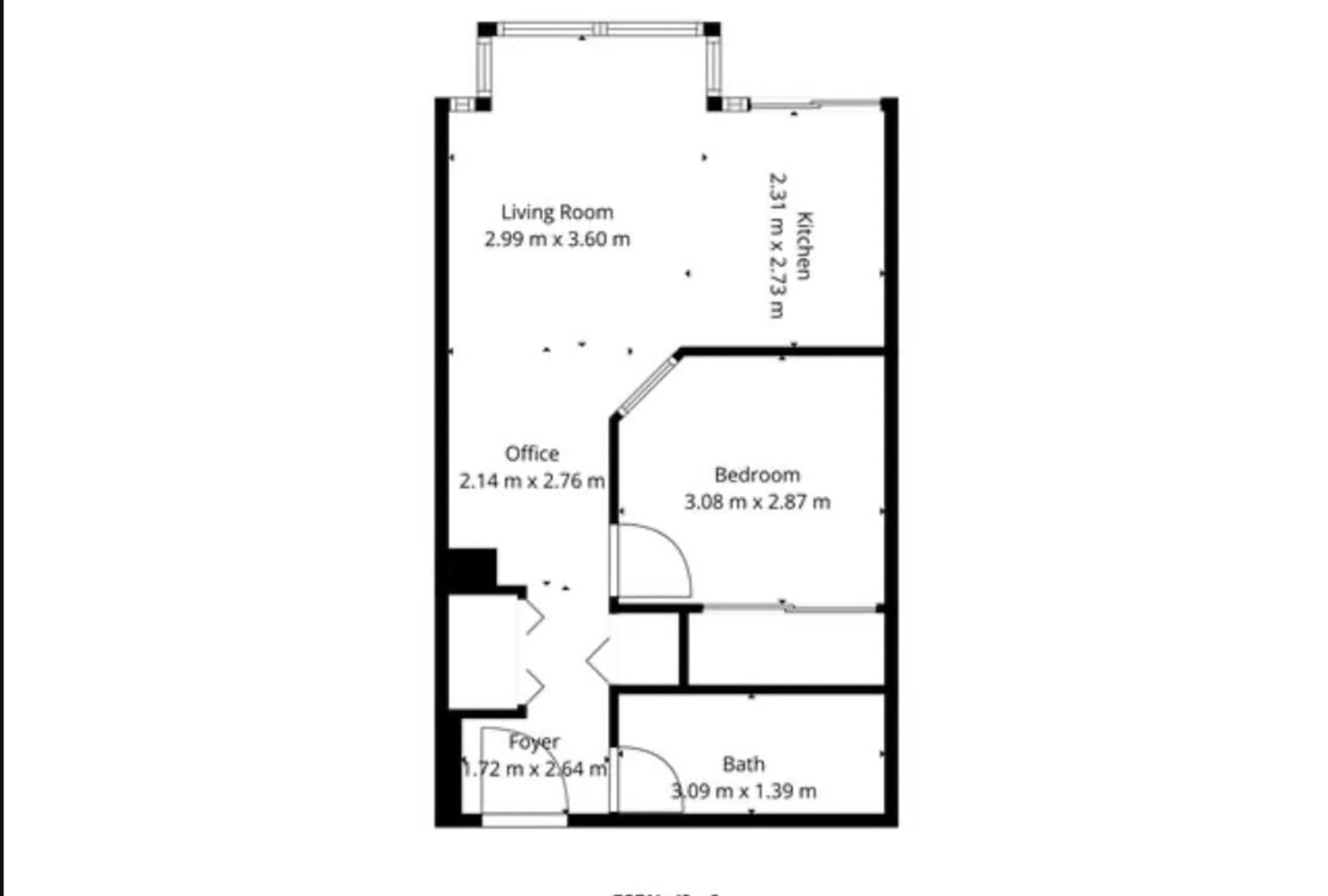 Floor plan for 801 - 13399 104 AVENUE, Surrey British Columbia V3T0C9