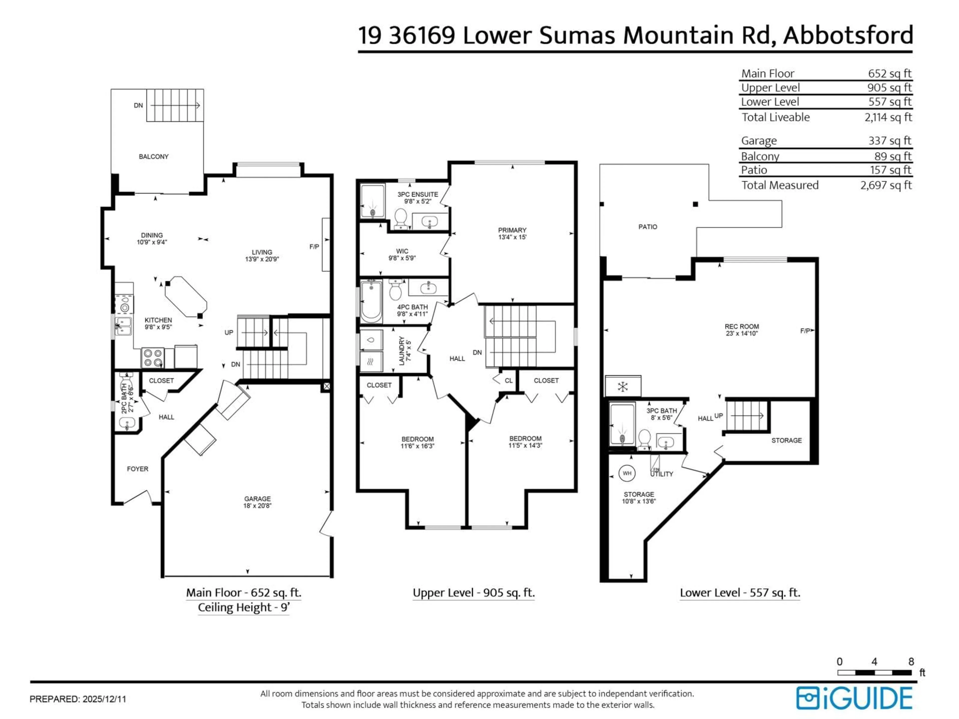 Floor plan for 19 - 36169 LOWER SUMAS MOUNTAIN ROAD, Abbotsford British Columbia V3G0B5