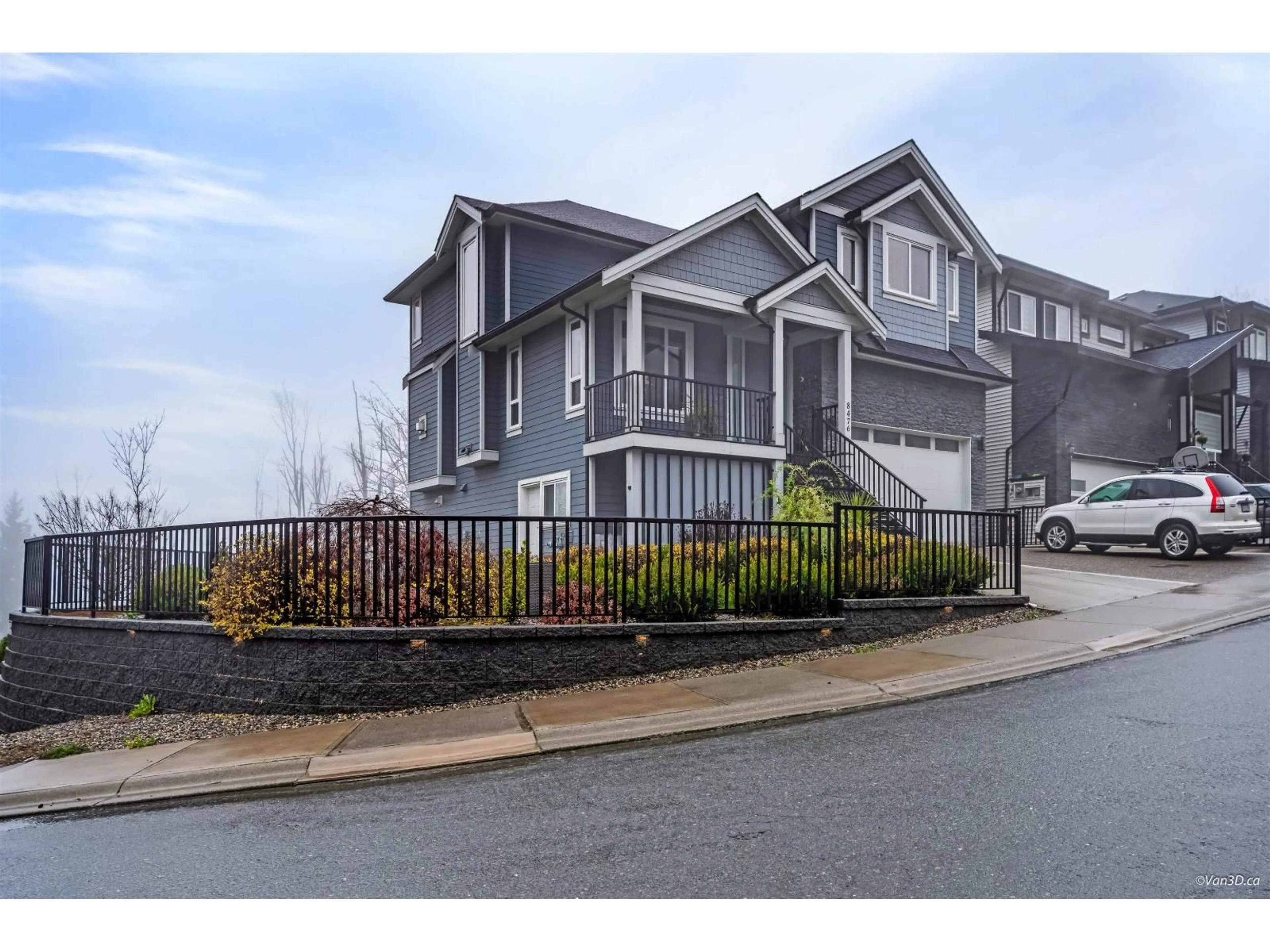Home with vinyl exterior material, street for 8476 FOREST GATE DRIVE, Chilliwack British Columbia V4Z0C7