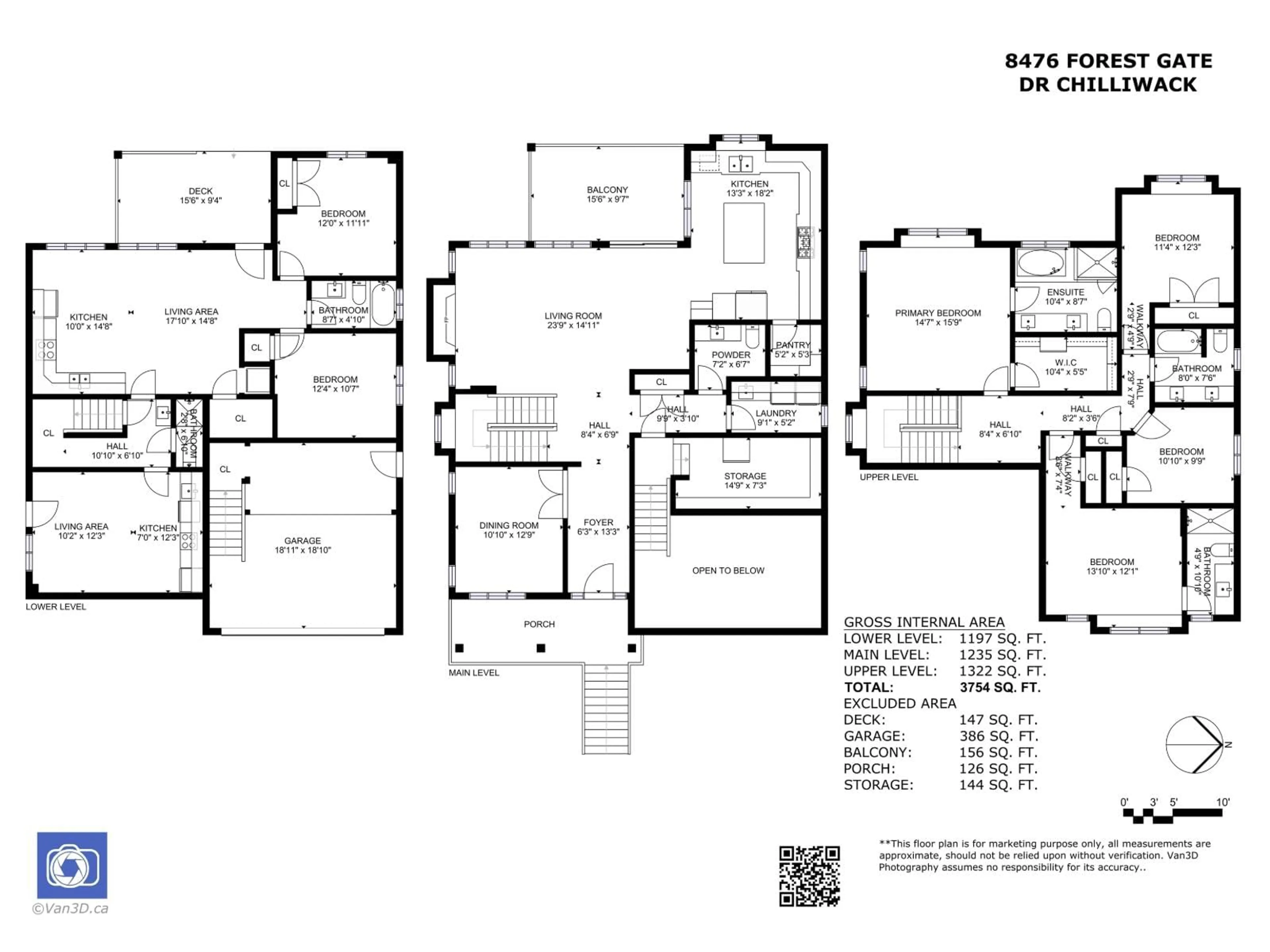 Floor plan for 8476 FOREST GATE DRIVE, Chilliwack British Columbia V4Z0C7