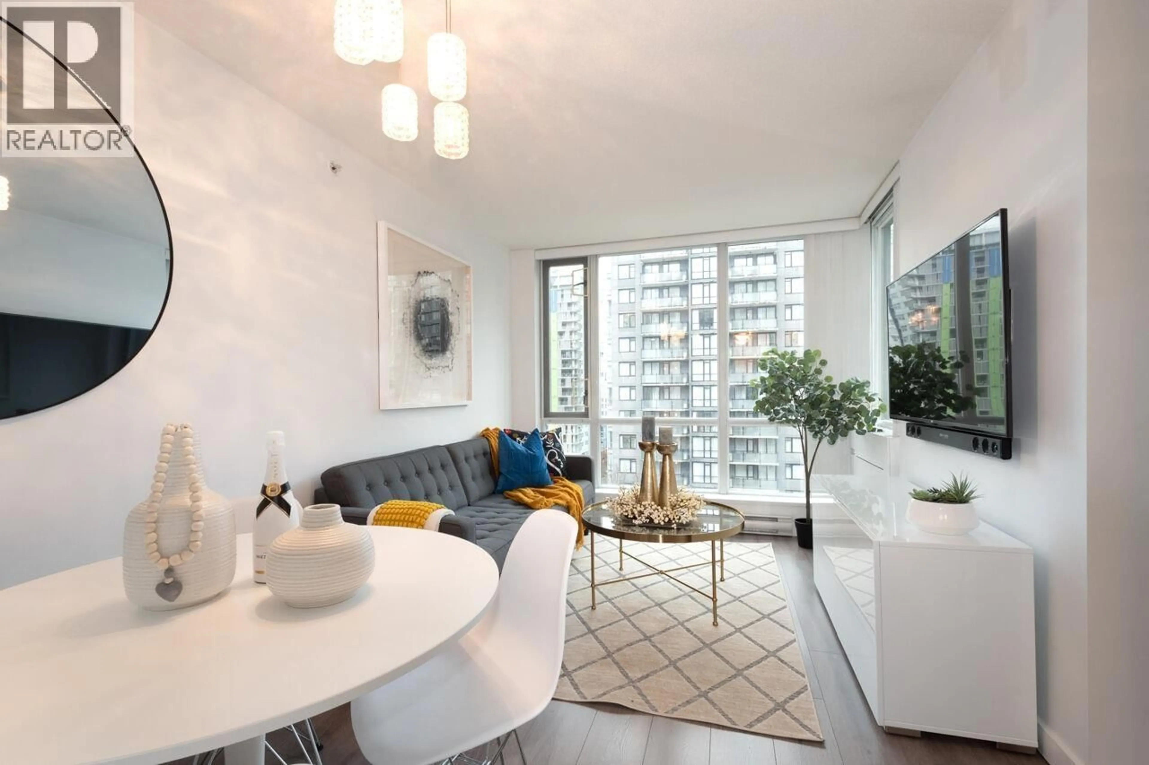 Living room with furniture, unknown for 1205 - 1082 SEYMOUR STREET, Vancouver British Columbia V6B1X9