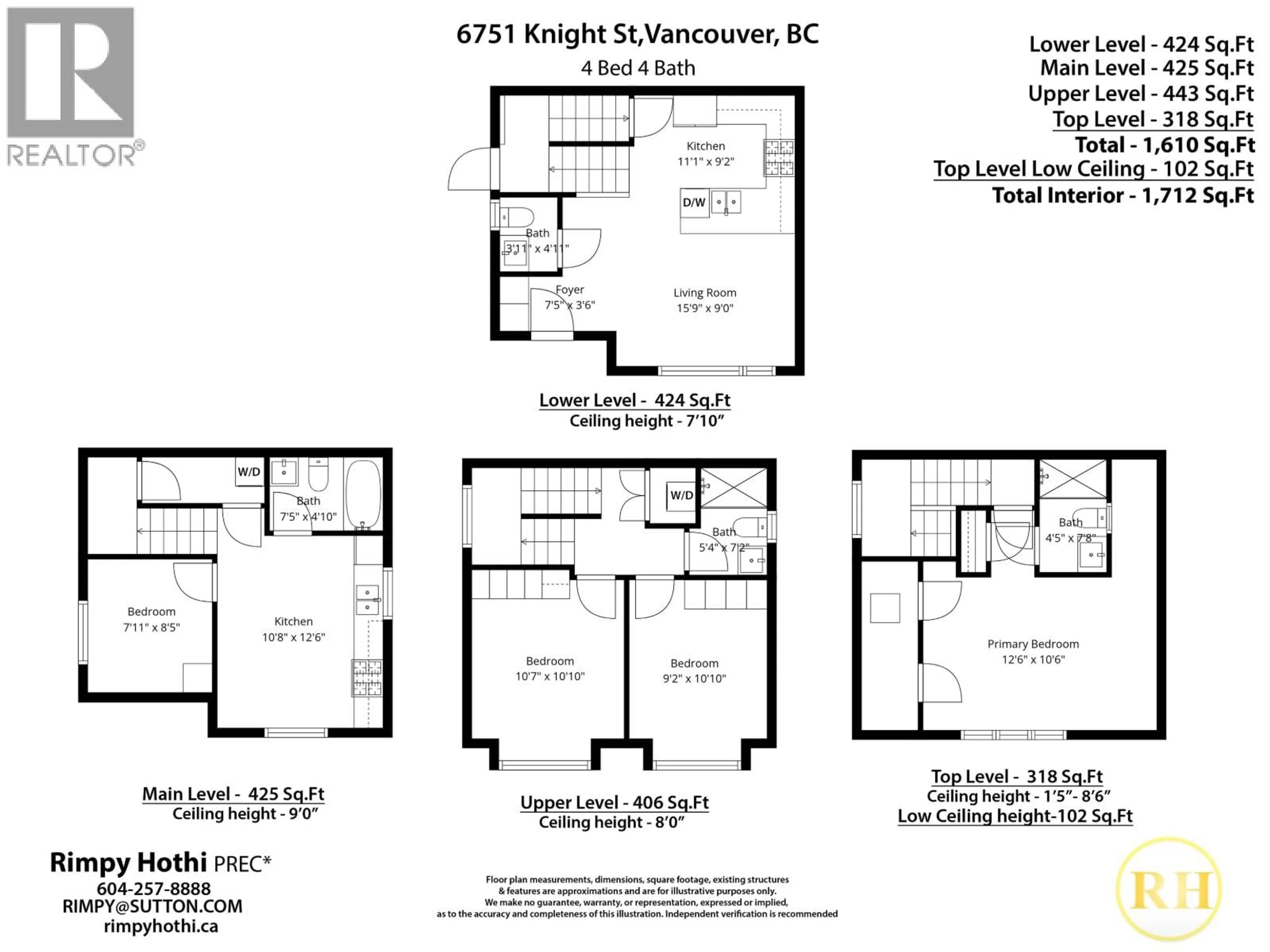 Floor plan for 6751 KNIGHT STREET, Vancouver British Columbia V5P2W4