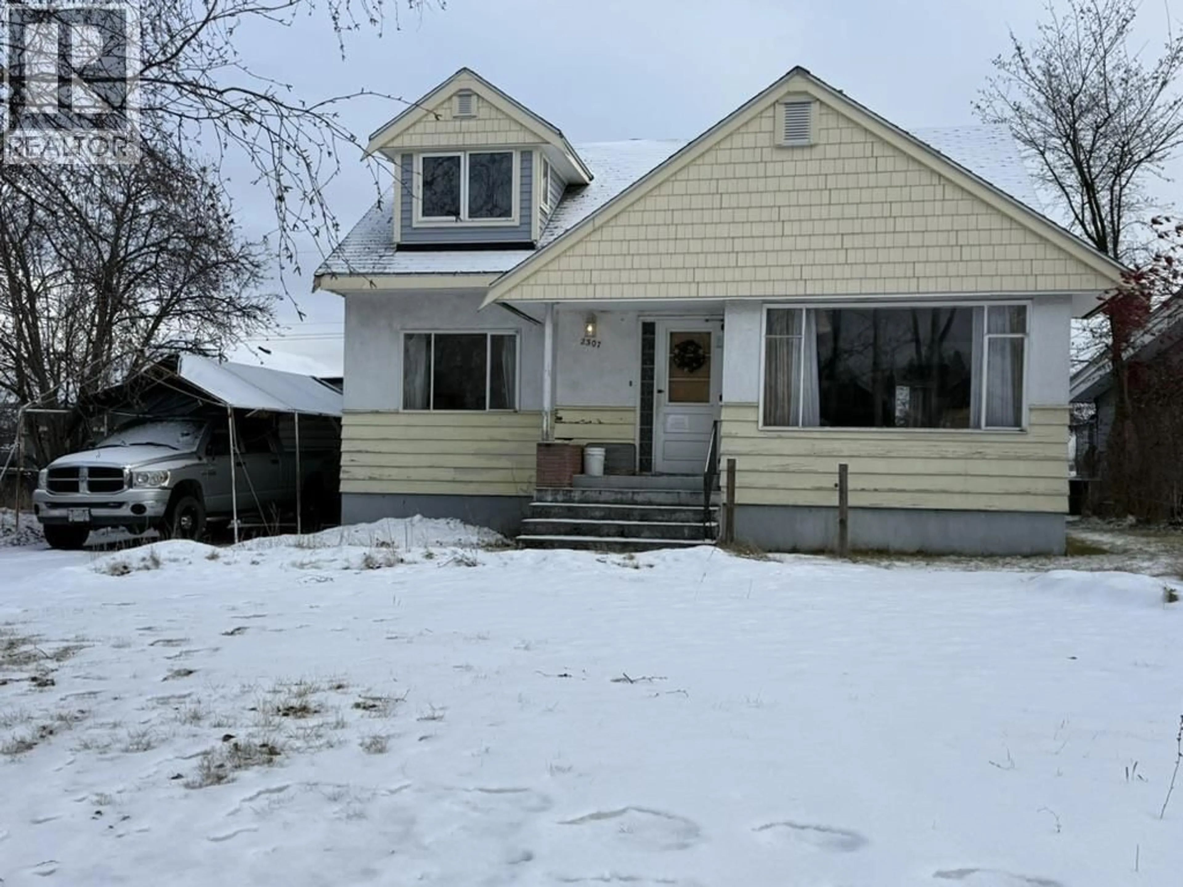 A pic from outside/outdoor area/front of a property/back of a property/a pic from drone, street for 2307 MCBRIDE CRESCENT, Prince George British Columbia V2M1Z8