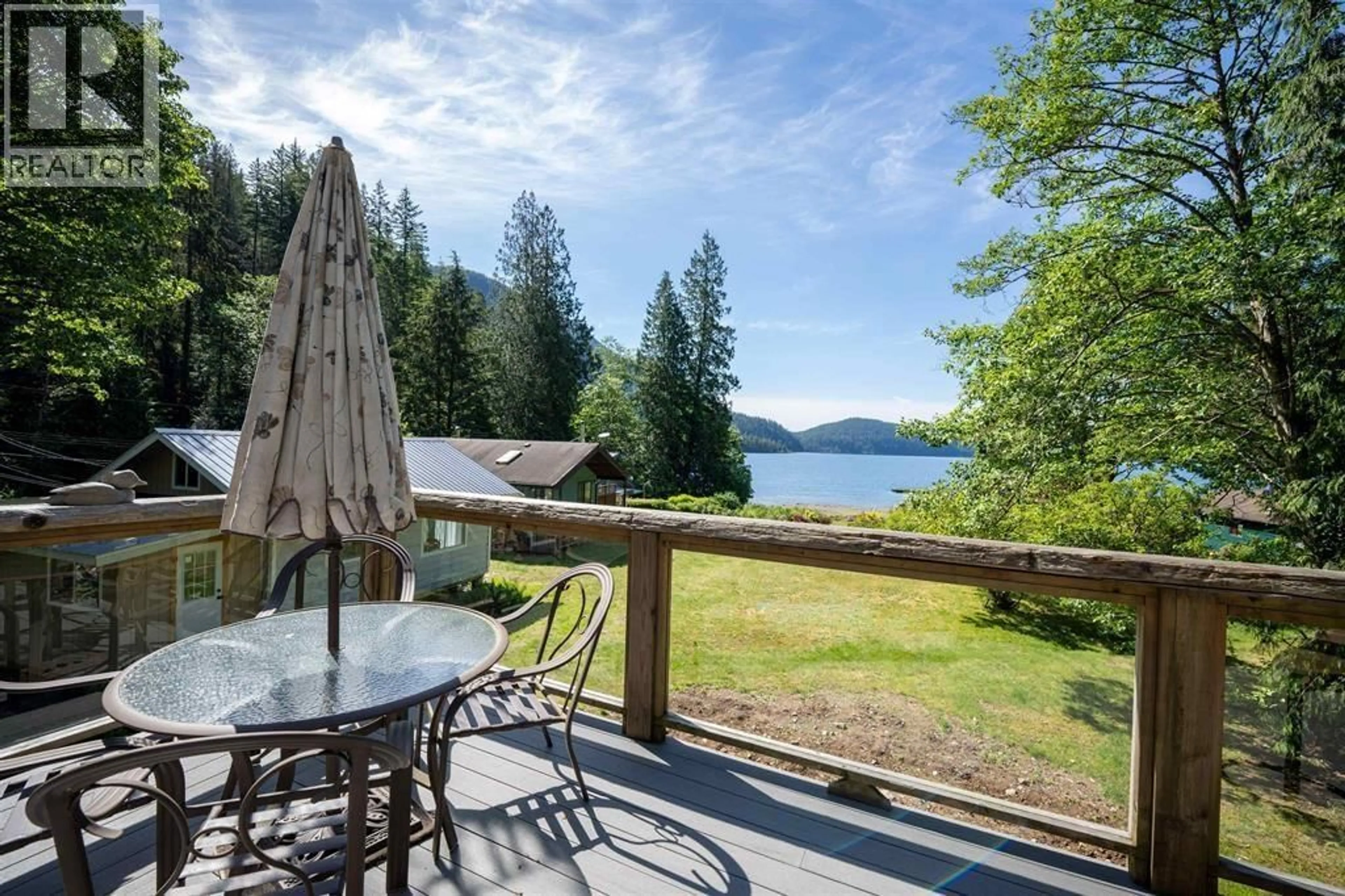 Patio, water/lake/river/ocean view for 22 BRIGHTON BEACH, North Vancouver British Columbia V0V0V0
