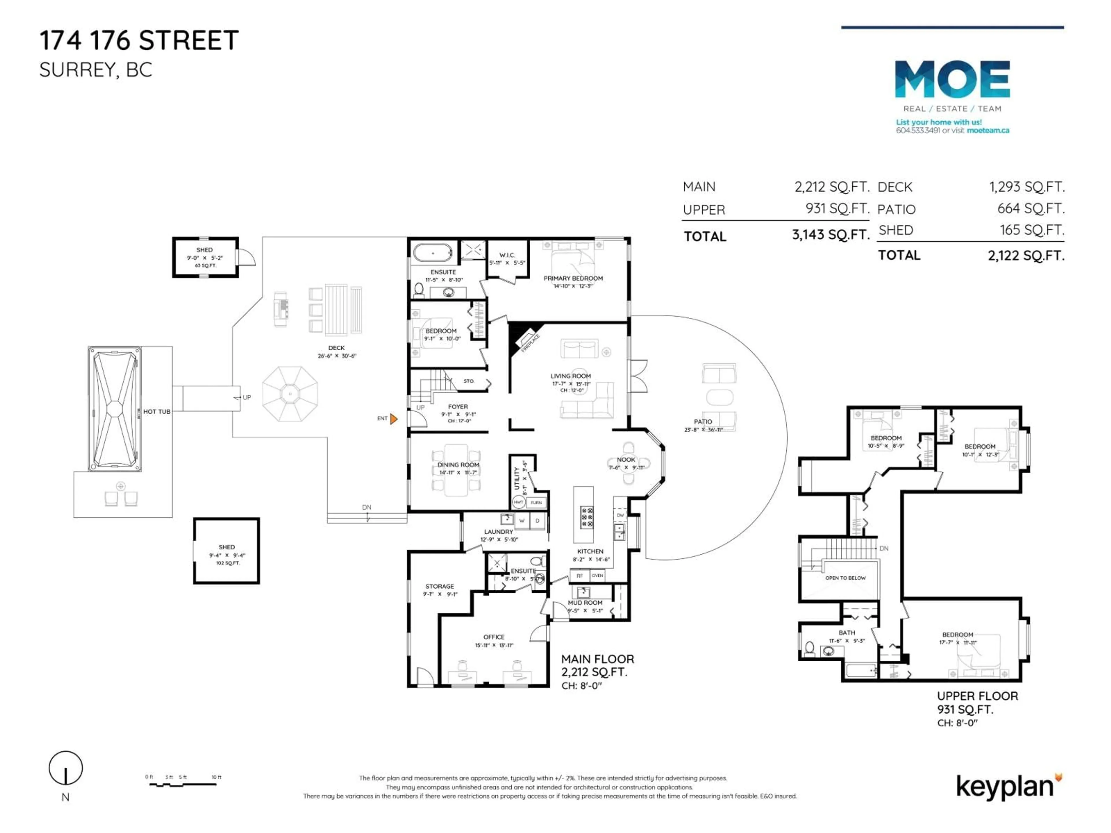 Floor plan for 174 176 STREET, Surrey British Columbia V3S9S4