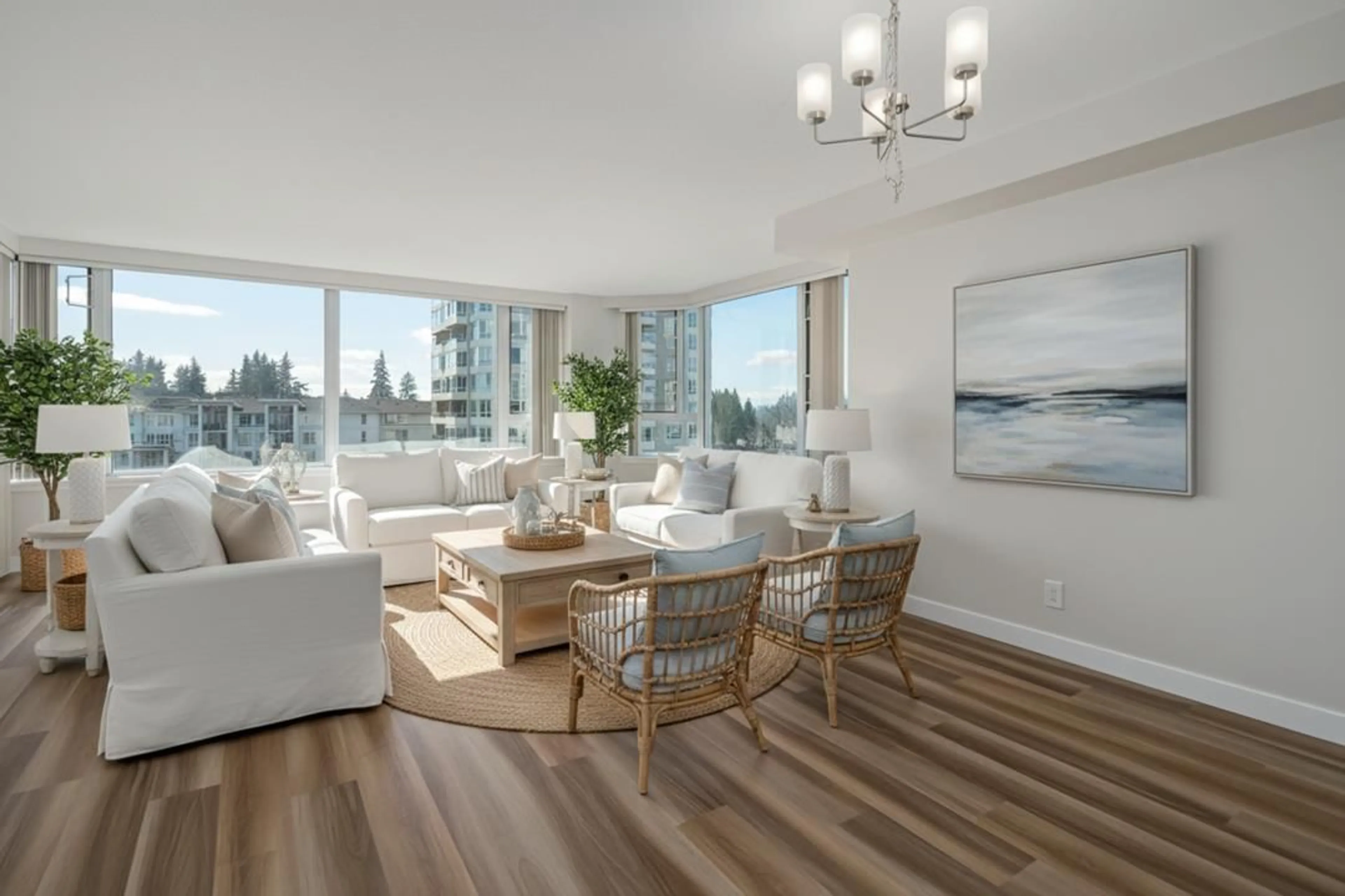 Living room with furniture, unknown for 502 - 3170 GLADWIN ROAD, Abbotsford British Columbia V2T5T1