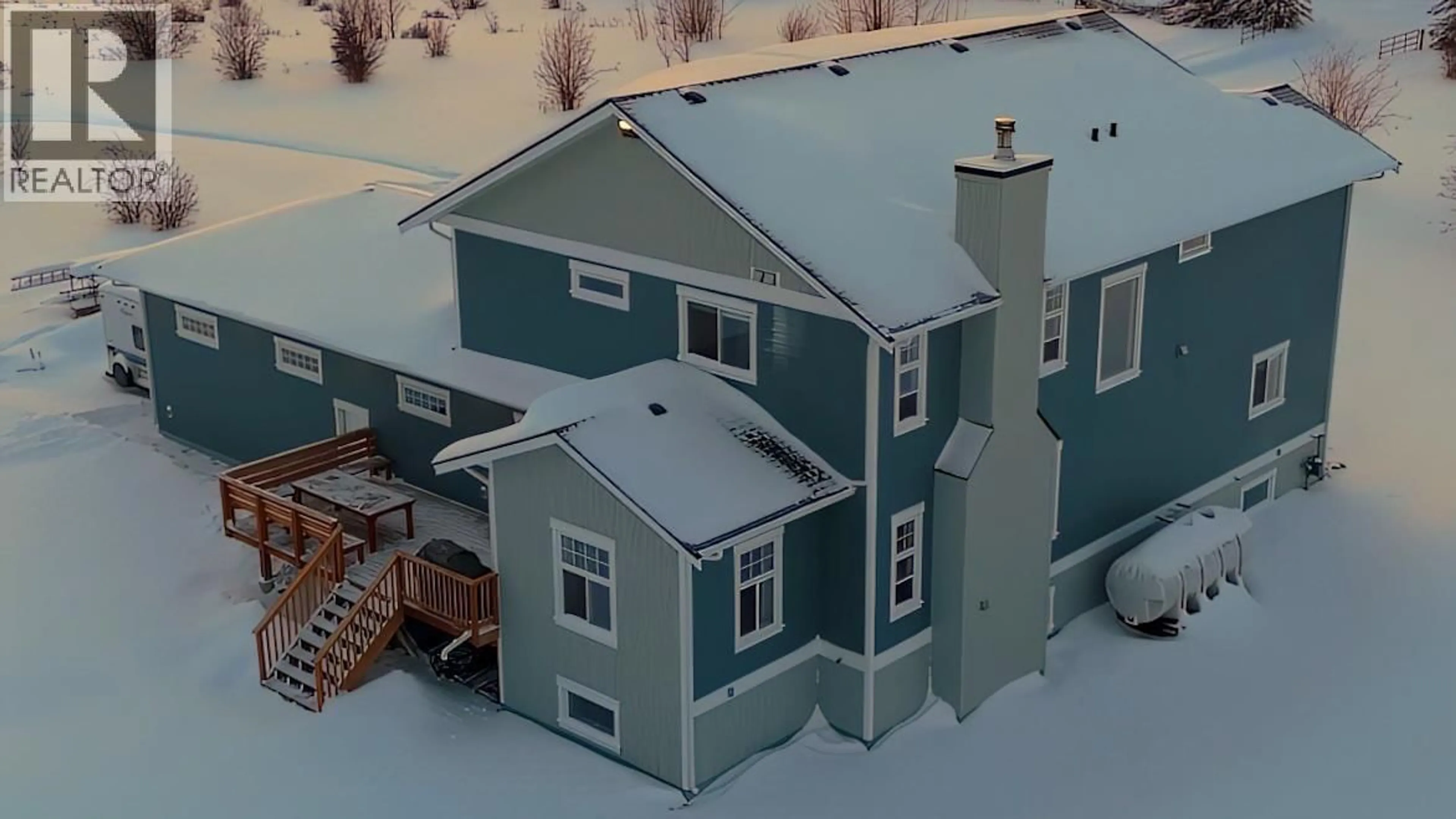 A pic from outside/outdoor area/front of a property/back of a property/a pic from drone, building for 13245 283 ROAD, Fort St. John British Columbia V1J8K6