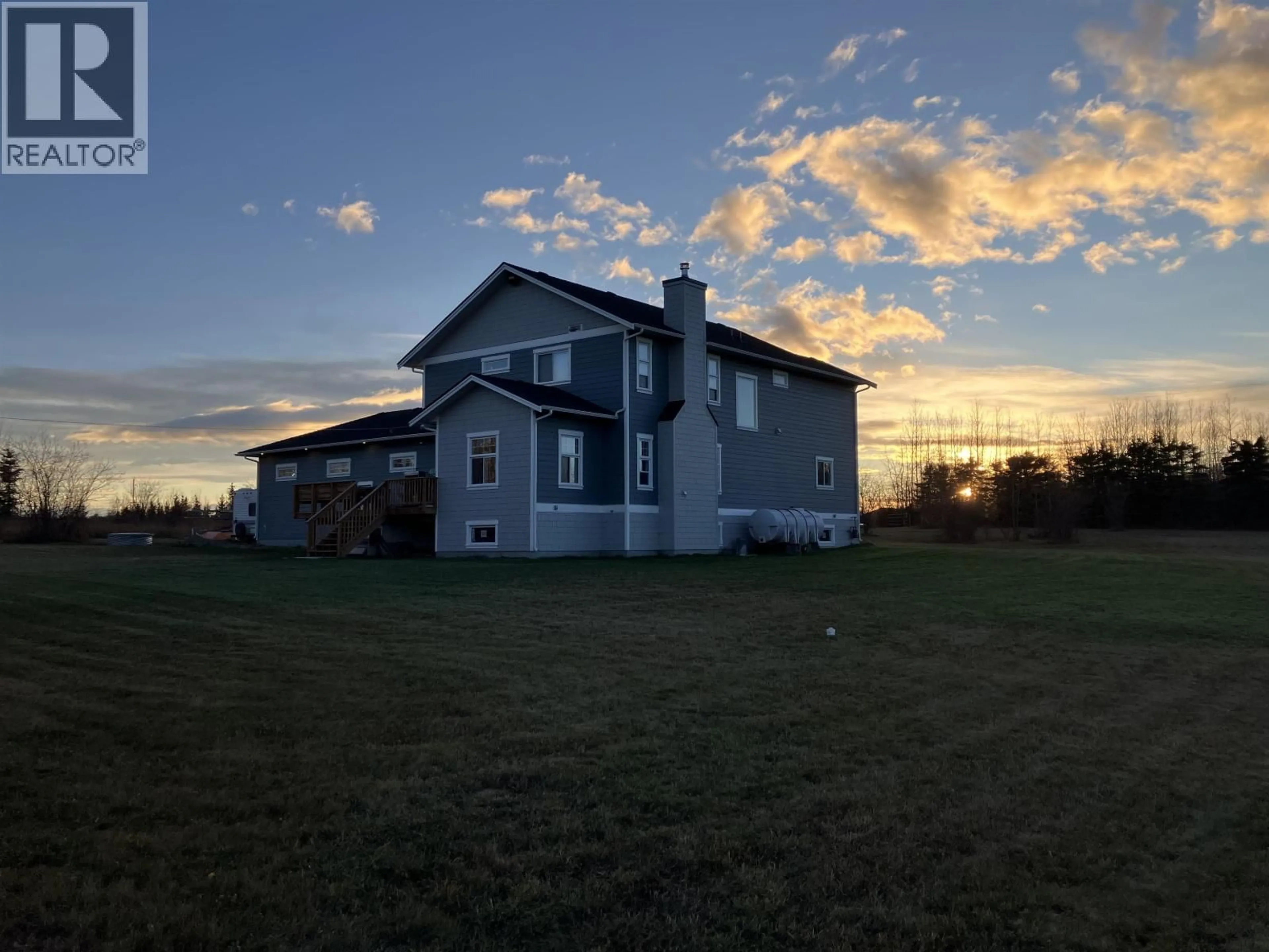 A pic from outside/outdoor area/front of a property/back of a property/a pic from drone, building for 13245 283 ROAD, Fort St. John British Columbia V1J8K6
