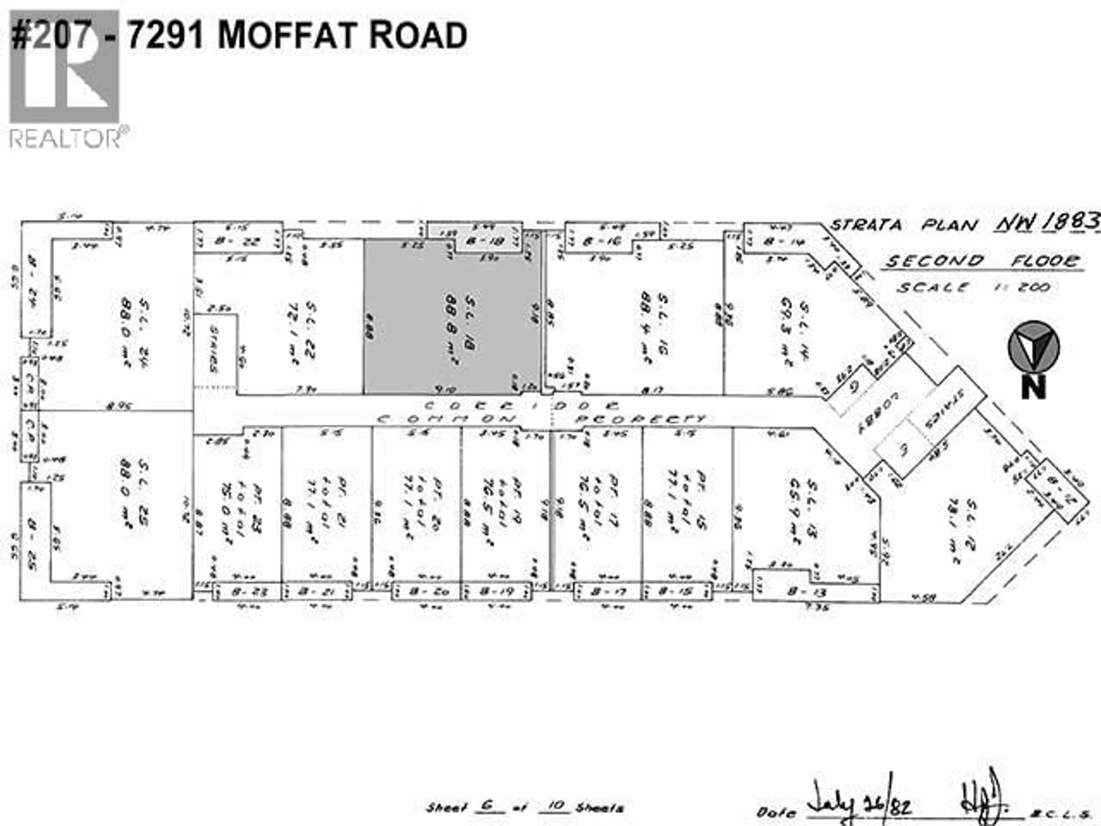 Floor plan for 207 - 7291 MOFFATT ROAD, Richmond British Columbia V6Y1X9