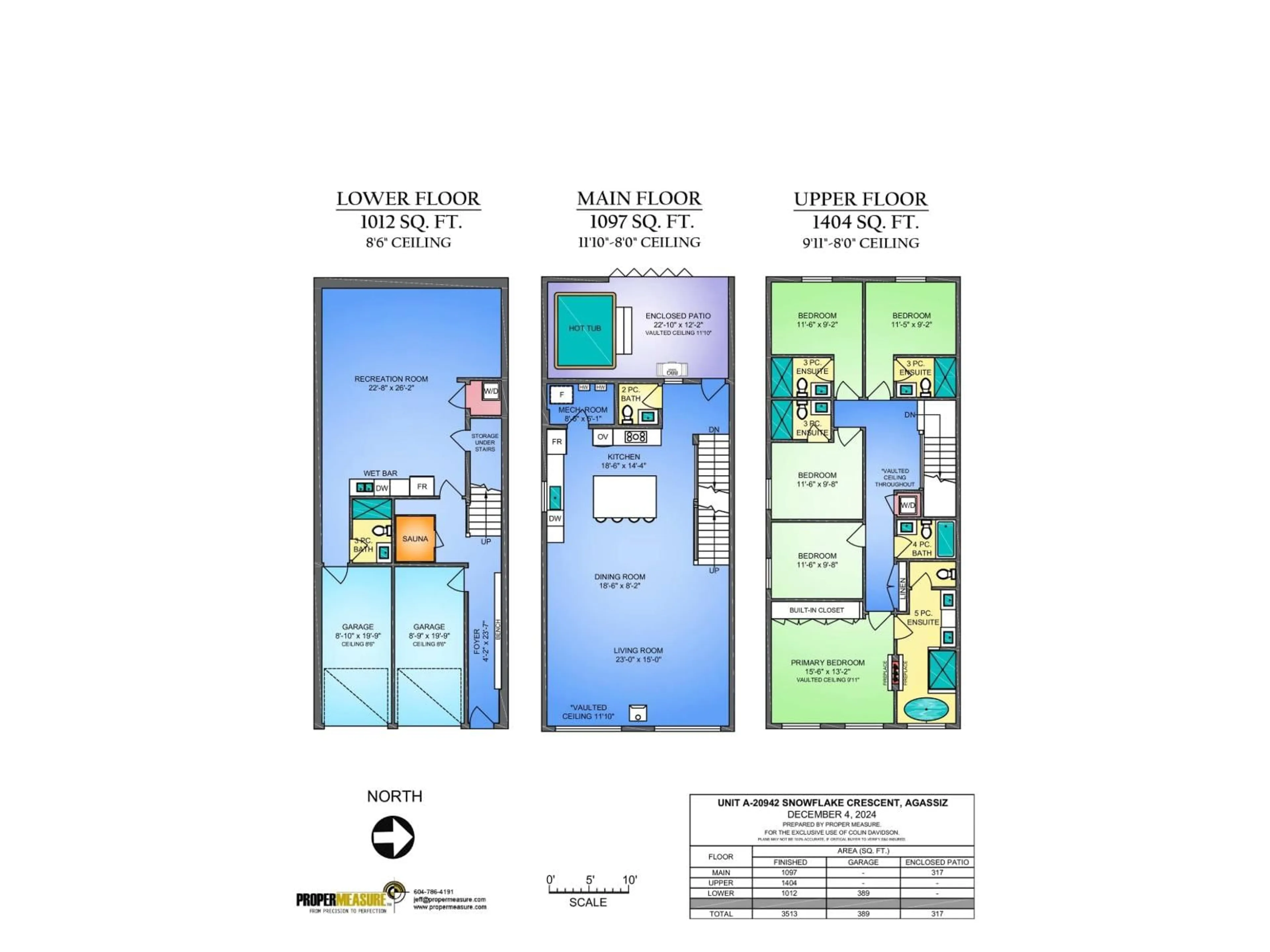 Floor plan for #1 - 20942 SNOWFLAKE CRESCENT, Mission British Columbia V0M1A1
