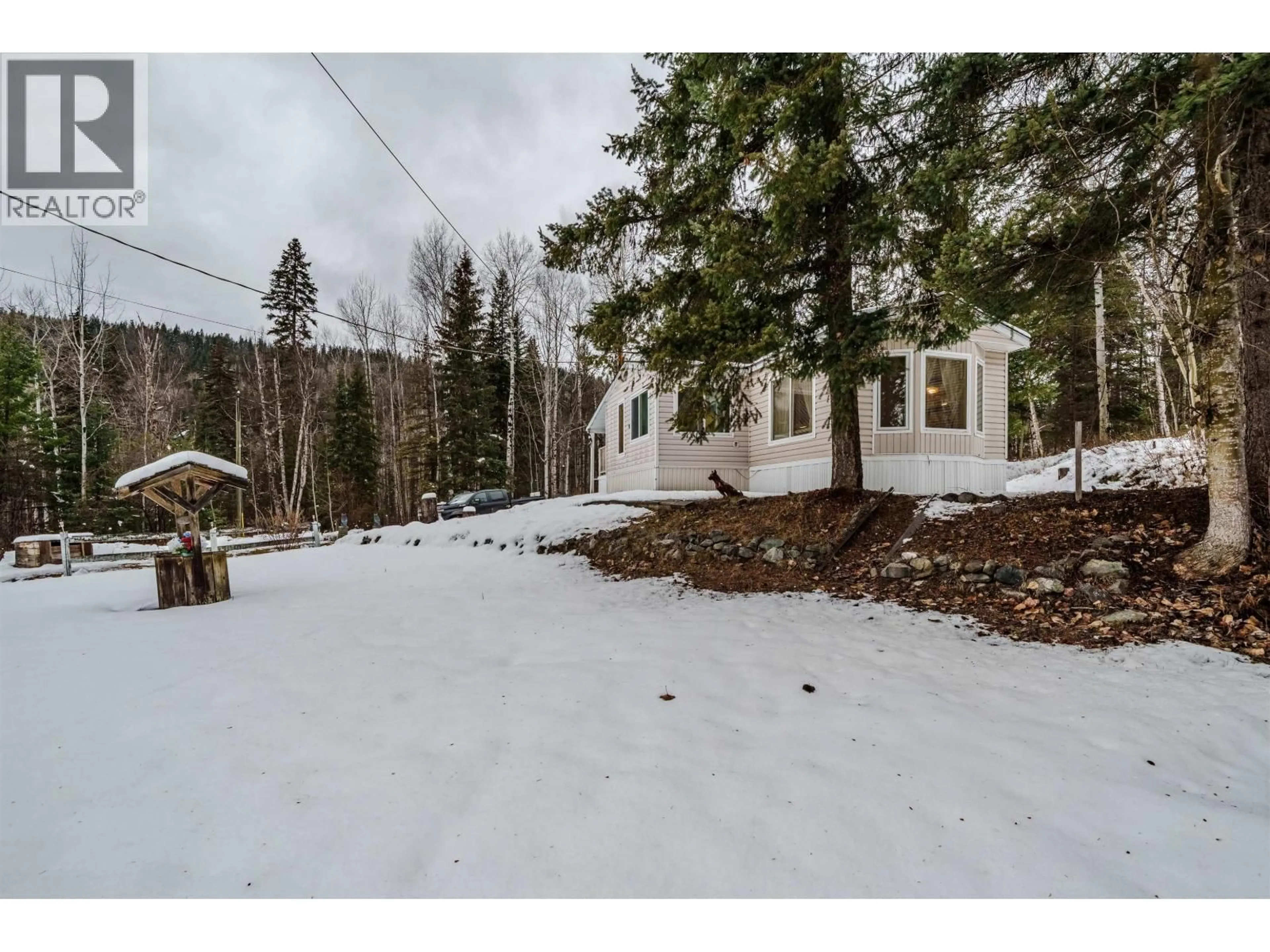 A pic from outside/outdoor area/front of a property/back of a property/a pic from drone, mountain view for 3541 SELLARS ROAD, Canim Lake British Columbia V0K1L0