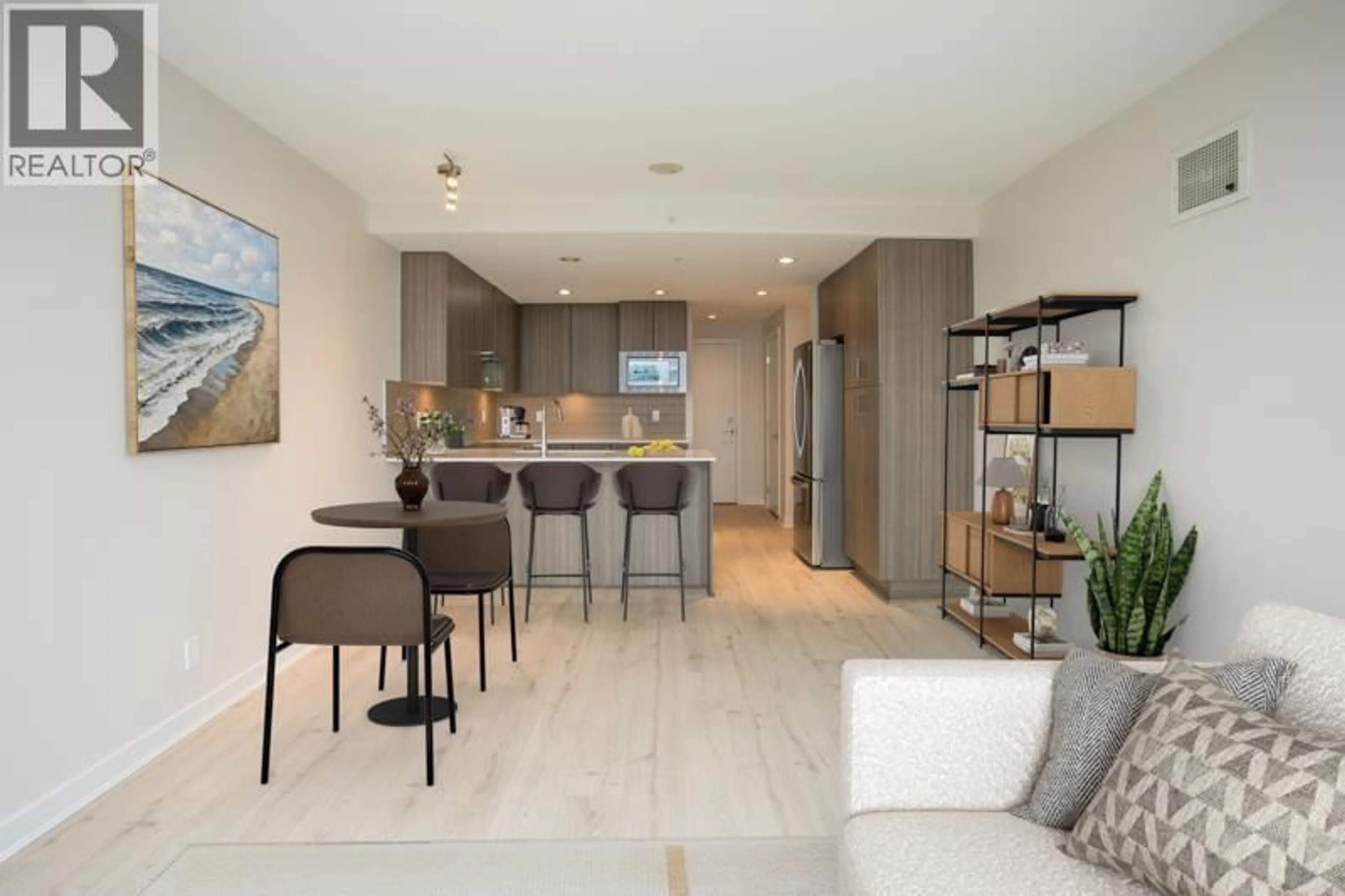 Open concept kitchen, ceramic/tile floor for 1205 - 125 COLUMBIA STREET, New Westminster British Columbia V3L0G8