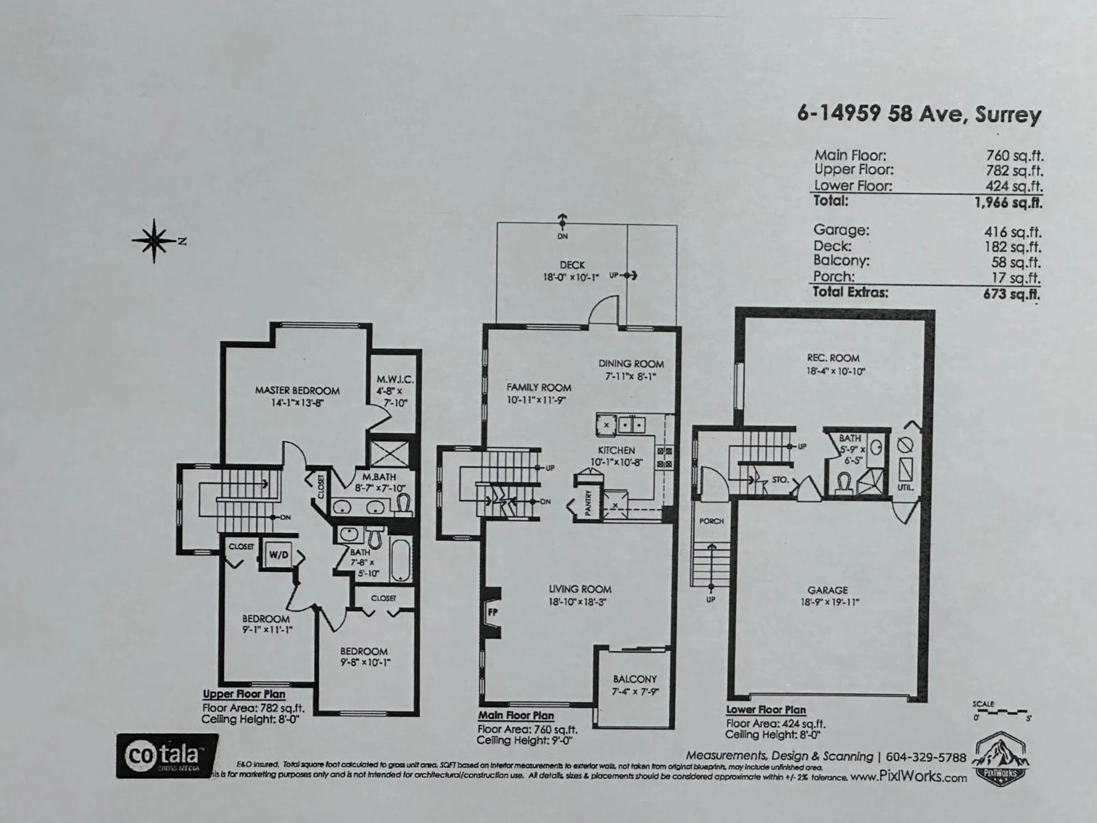 Floor plan for 6 - 14959 58 AVENUE, Surrey British Columbia V3S9Y9