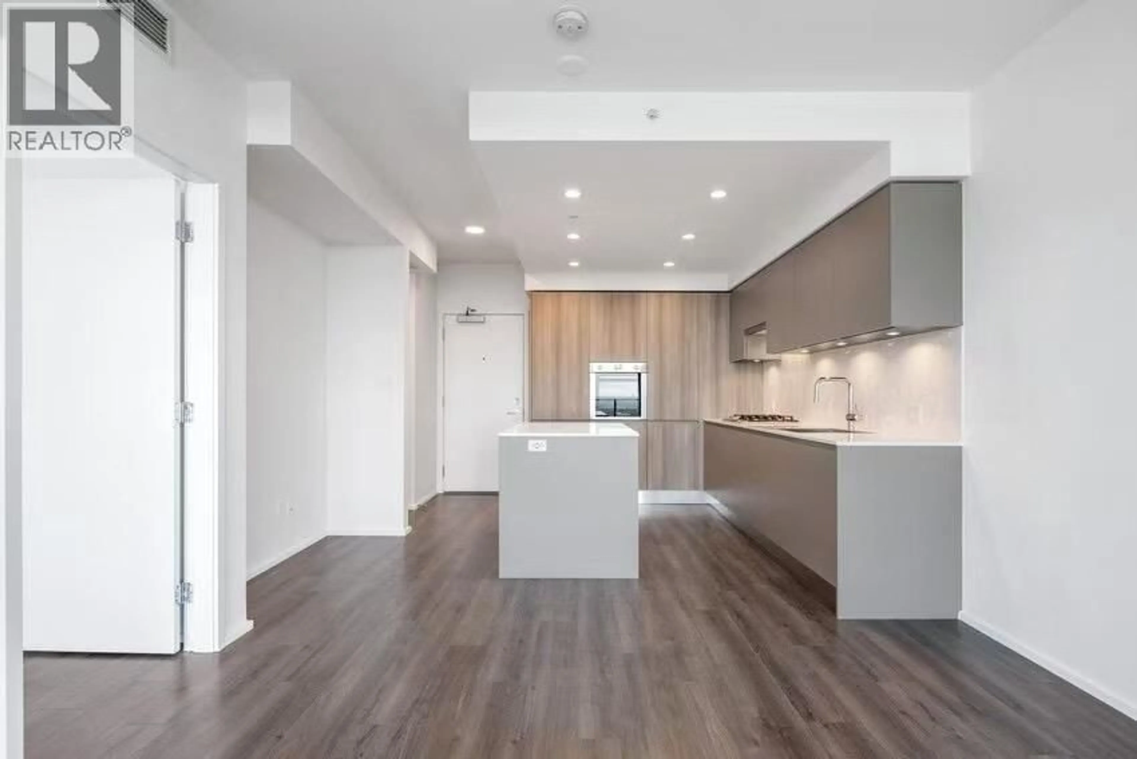 Open concept kitchen, wood/laminate floor for 4508 - 3809 EVERGREEN PLACE, Burnaby British Columbia V3J0M1