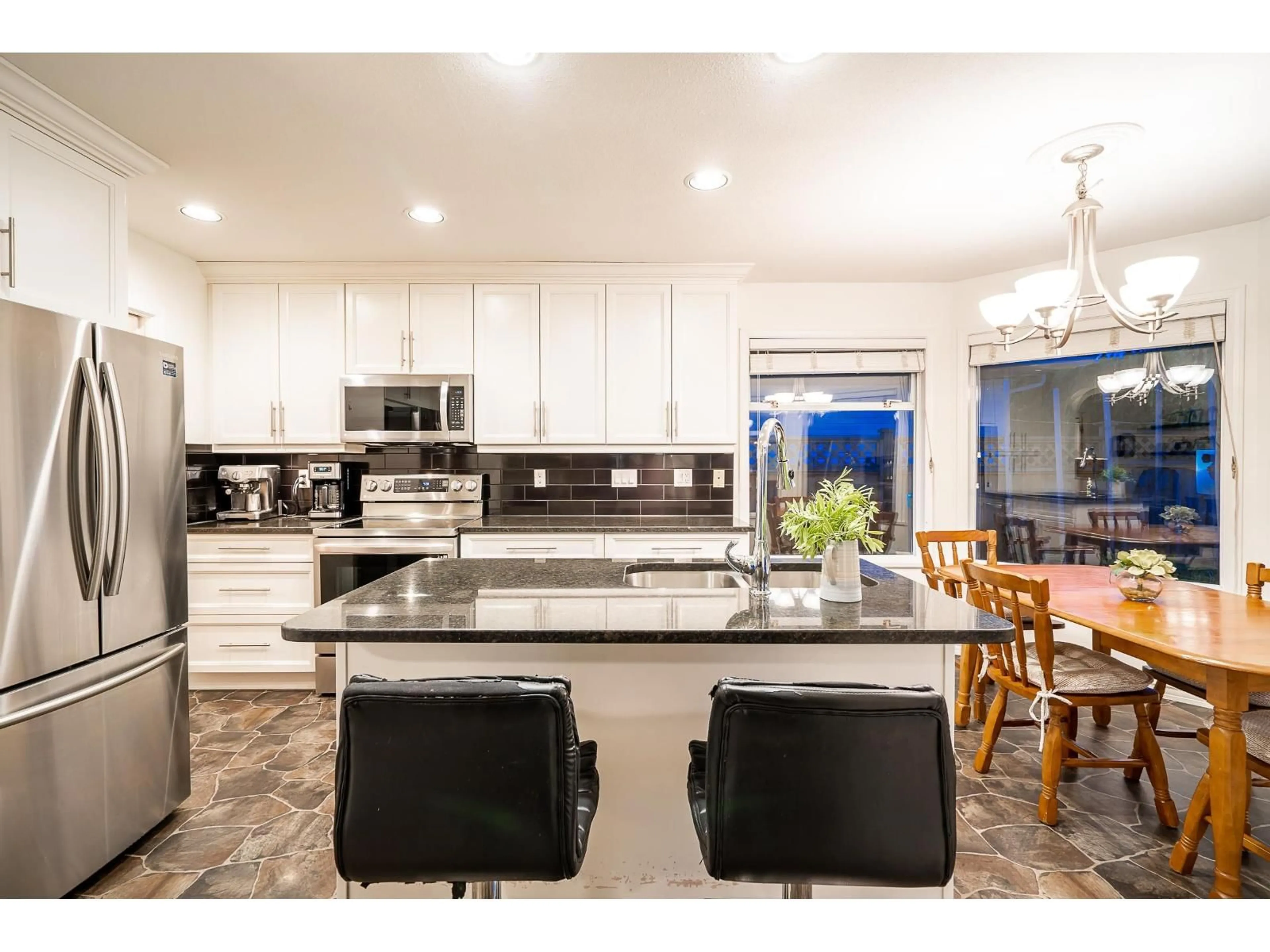 Open concept kitchen, ceramic/tile floor for 6116 185B STREET, Surrey British Columbia V3S7P6