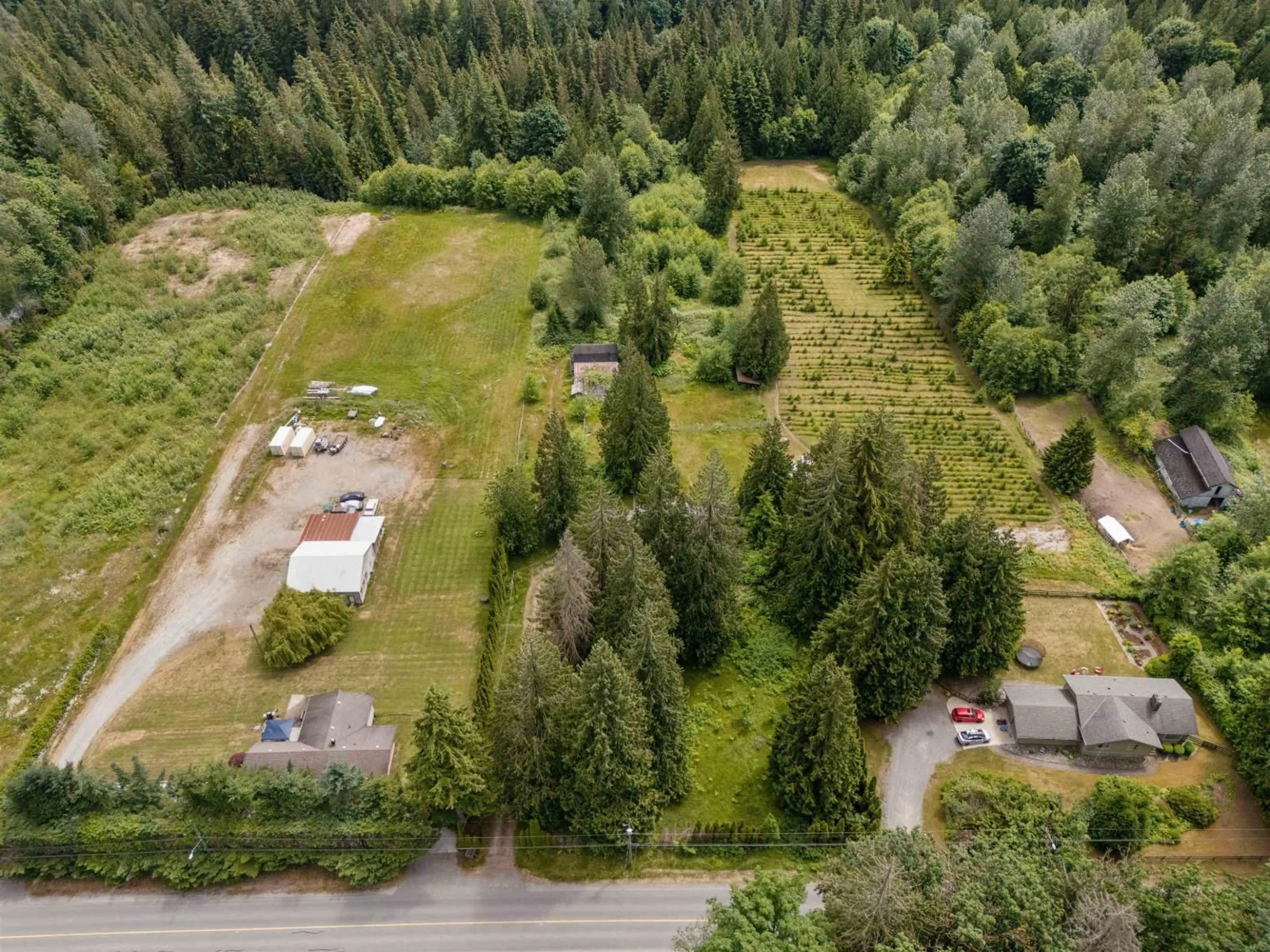 A pic from outside/outdoor area/front of a property/back of a property/a pic from drone, forest/trees view for 9338 CLAY STREET, Mission British Columbia V4S1G2