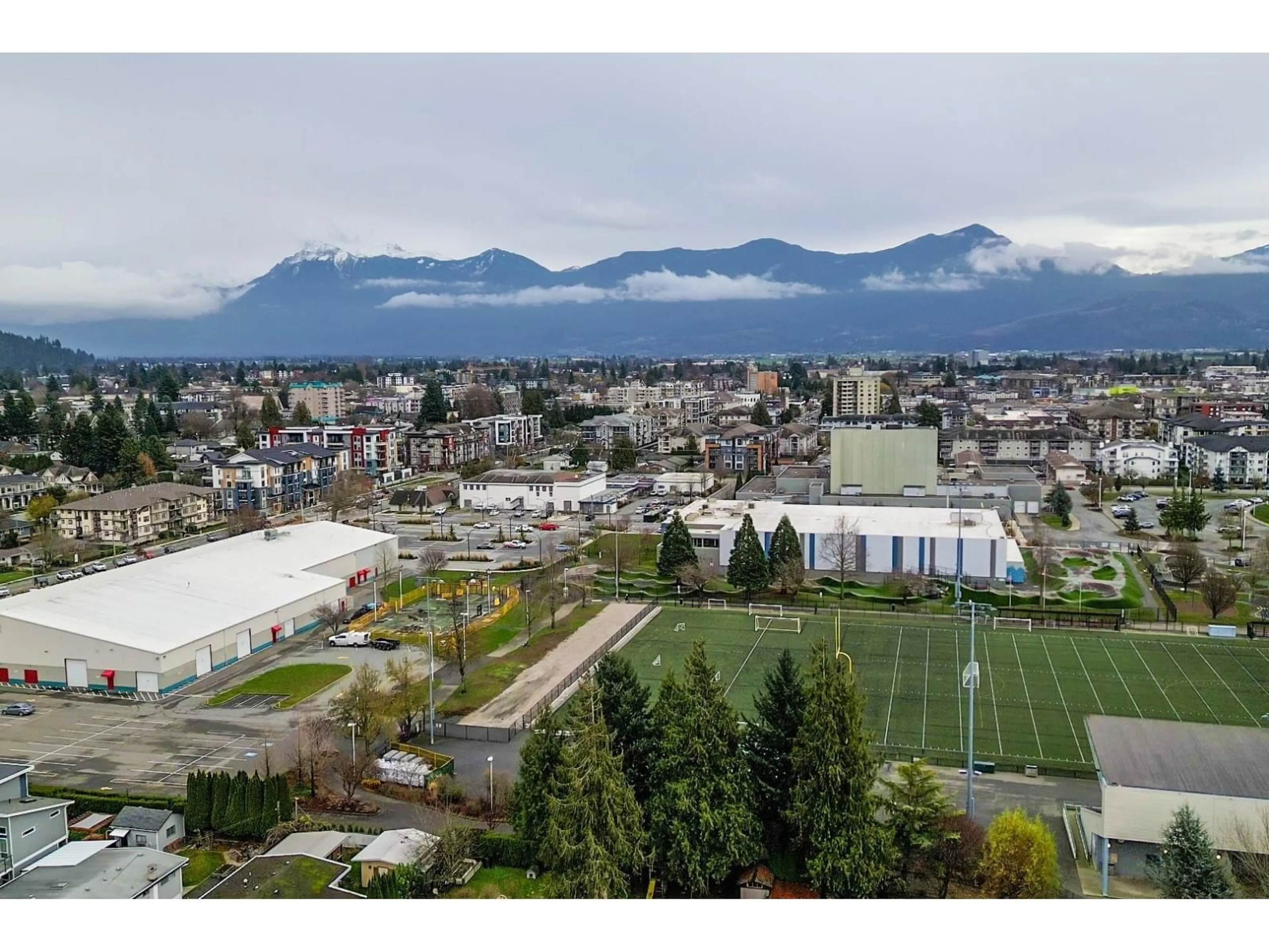 A pic from outside/outdoor area/front of a property/back of a property/a pic from drone, mountain view for 9314 JACKSON STREET, Chilliwack British Columbia V2P3X1