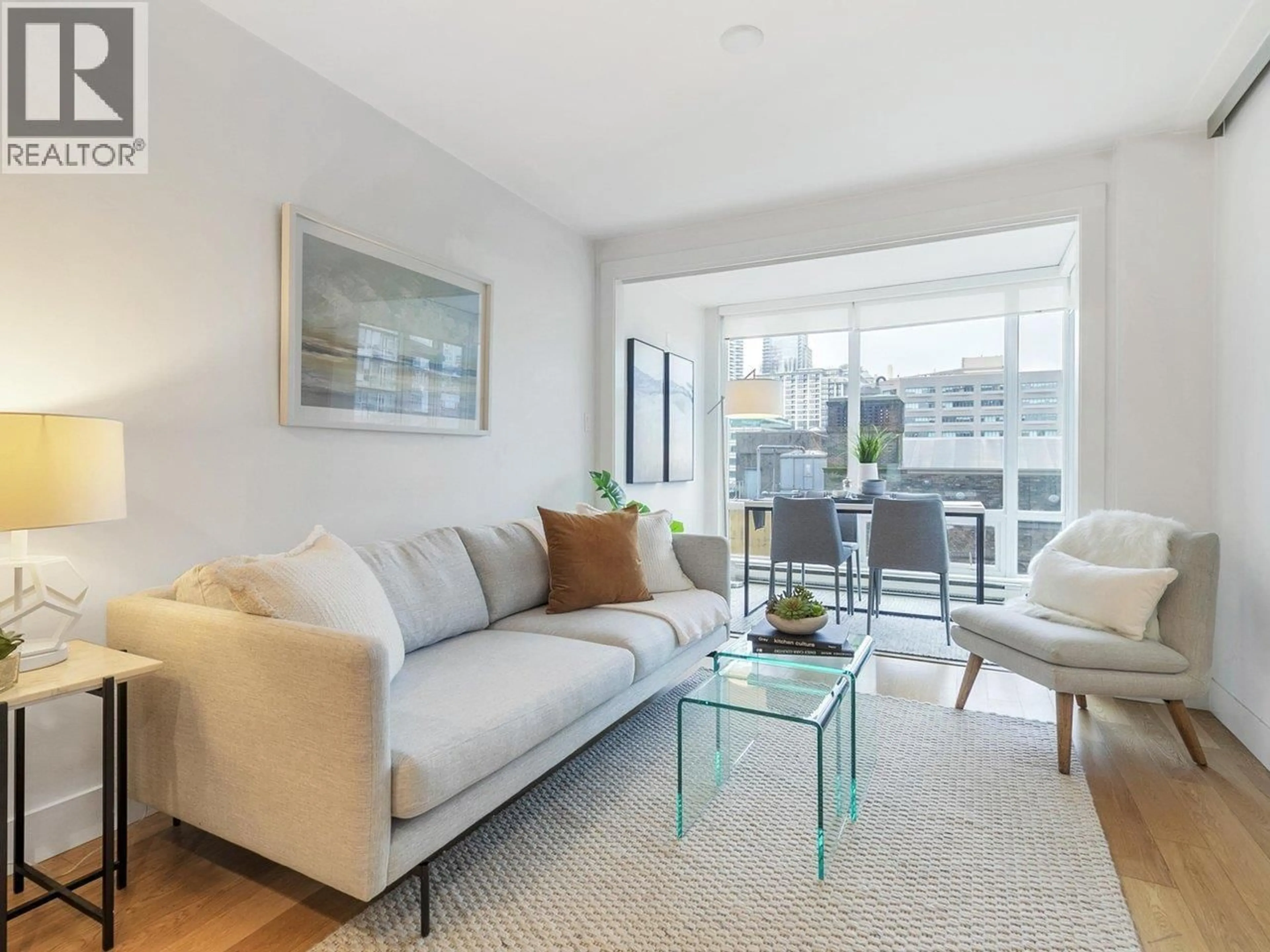 Living room with furniture, unknown for 806 - 565 SMITHE STREET, Vancouver British Columbia V6B0E4