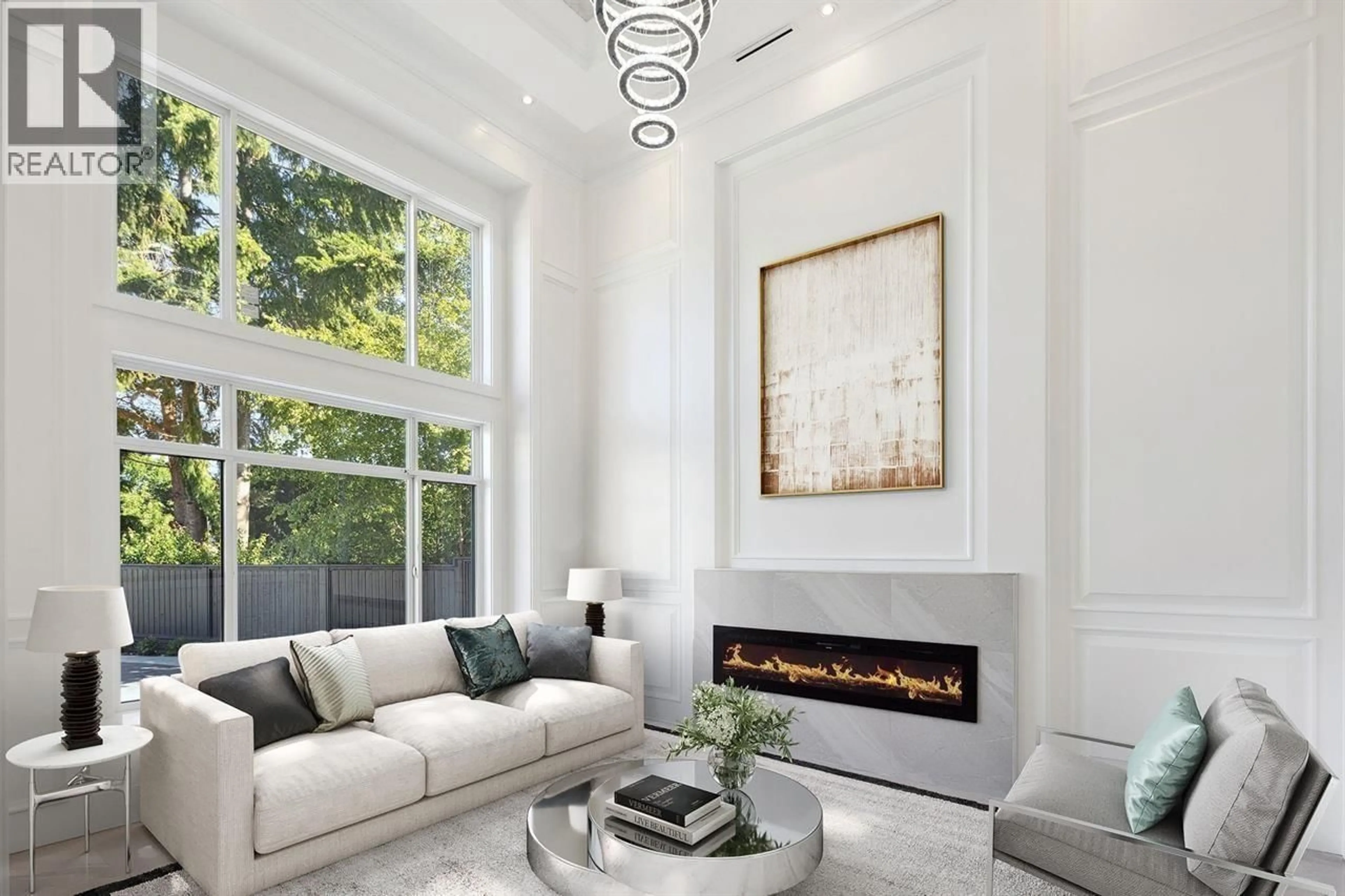 Living room with furniture, ceramic/tile floor for 9371 PINEWELL CRESCENT, Richmond British Columbia V7A2C5