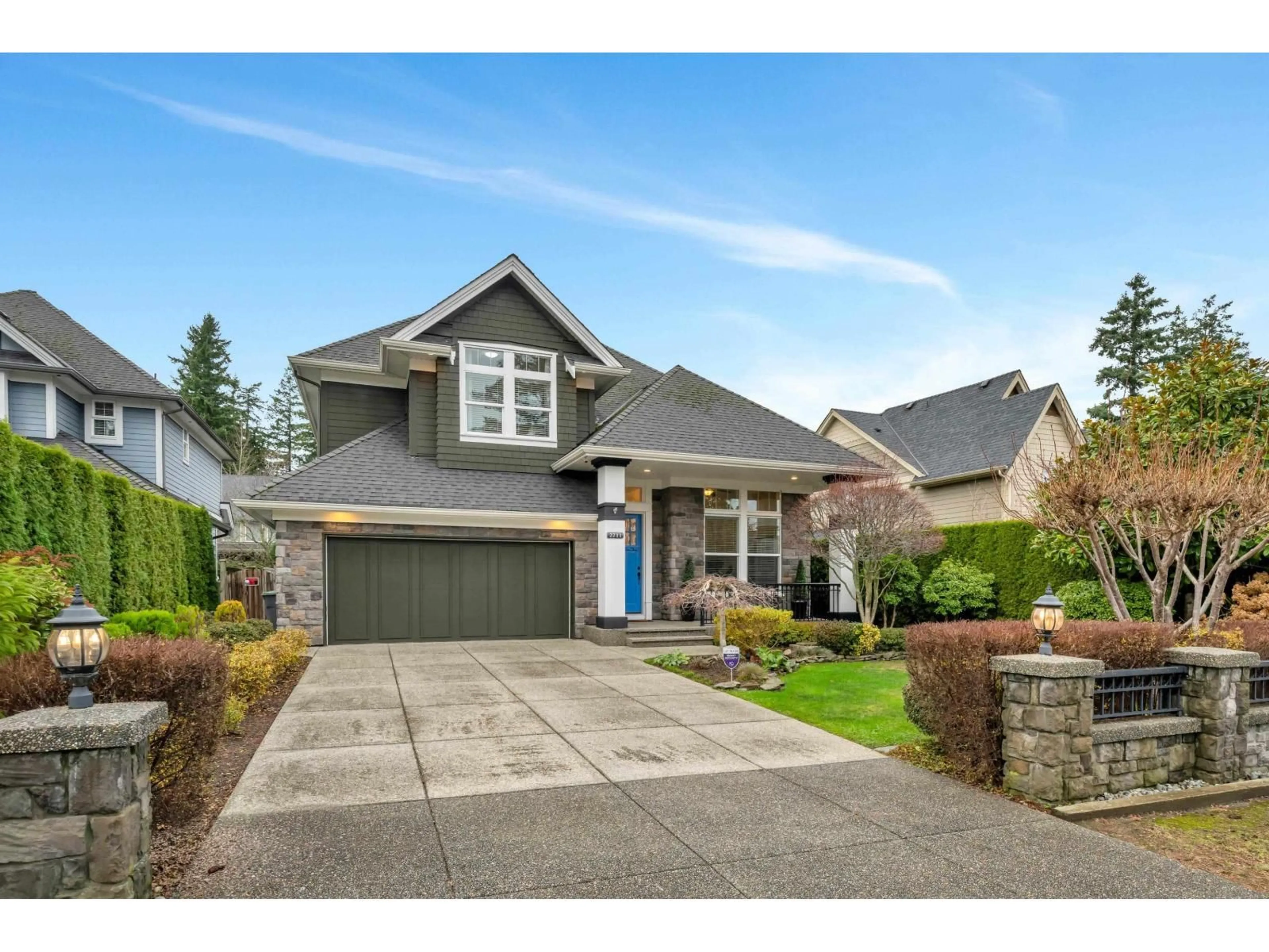 Home with vinyl exterior material, street for 2711 164 STREET, Surrey British Columbia V3Z0E2