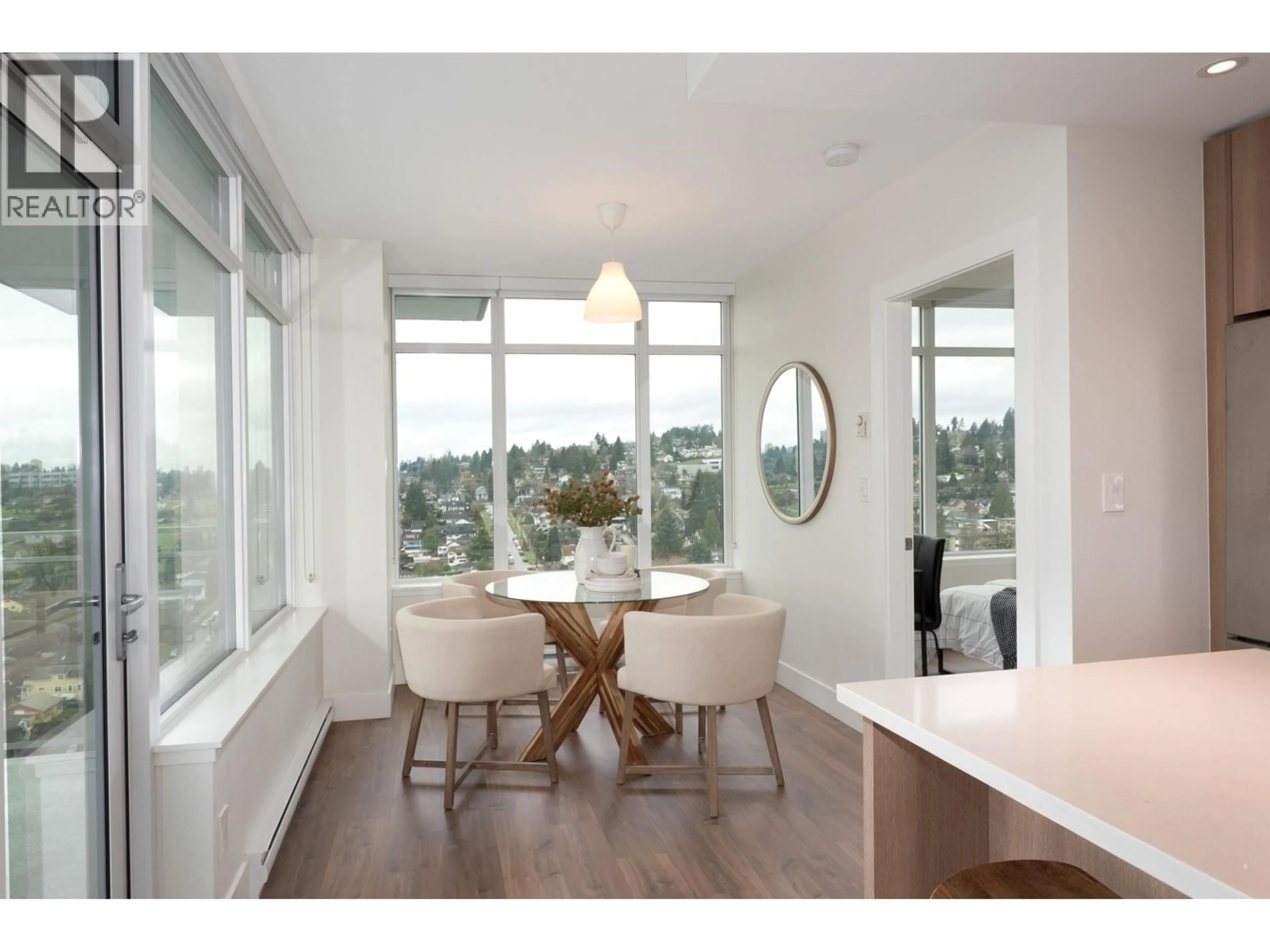 Dining room, wood/laminate floor for 2102 - 258 NELSON'S COURT, New Westminster British Columbia V3L0J9