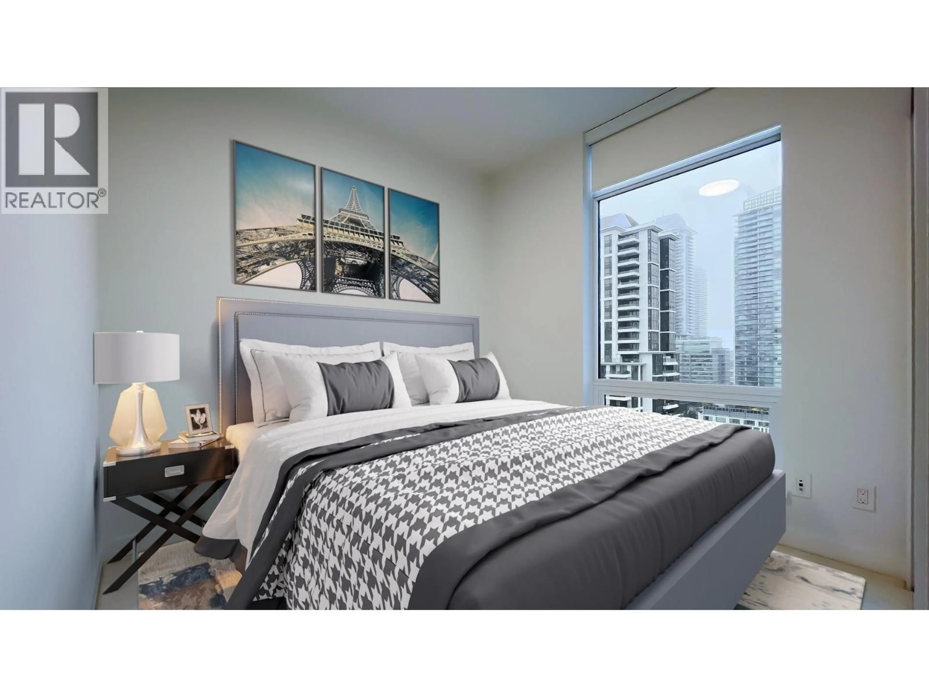 Bedroom with bed, carpet floor for 2006 - 2181 MADISON AVENUE, Burnaby British Columbia V5C0N4