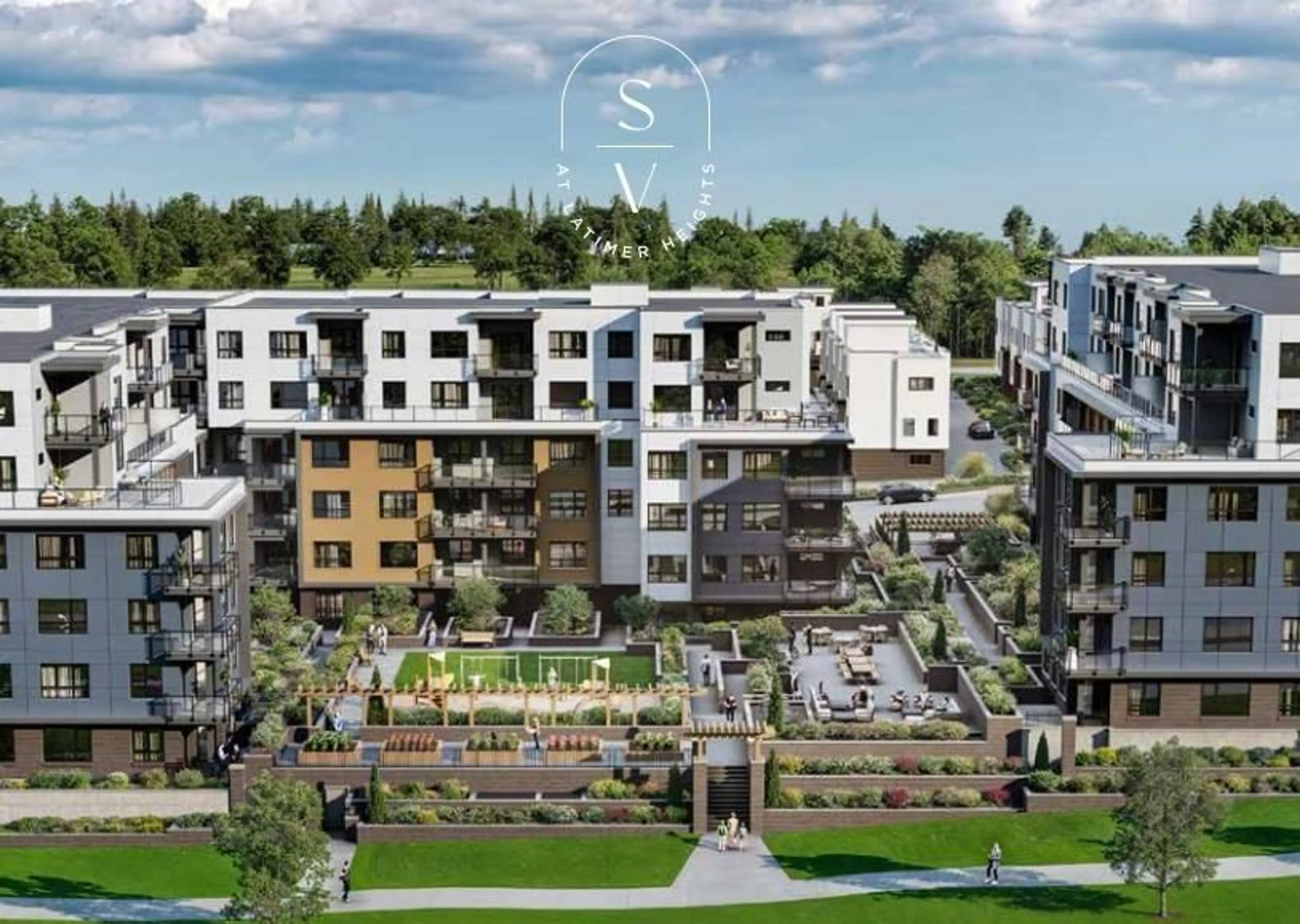 A pic from outside/outdoor area/front of a property/back of a property/a pic from drone, unknown for B514 - 20049 82 AVENUE, Langley British Columbia V2Y2A8