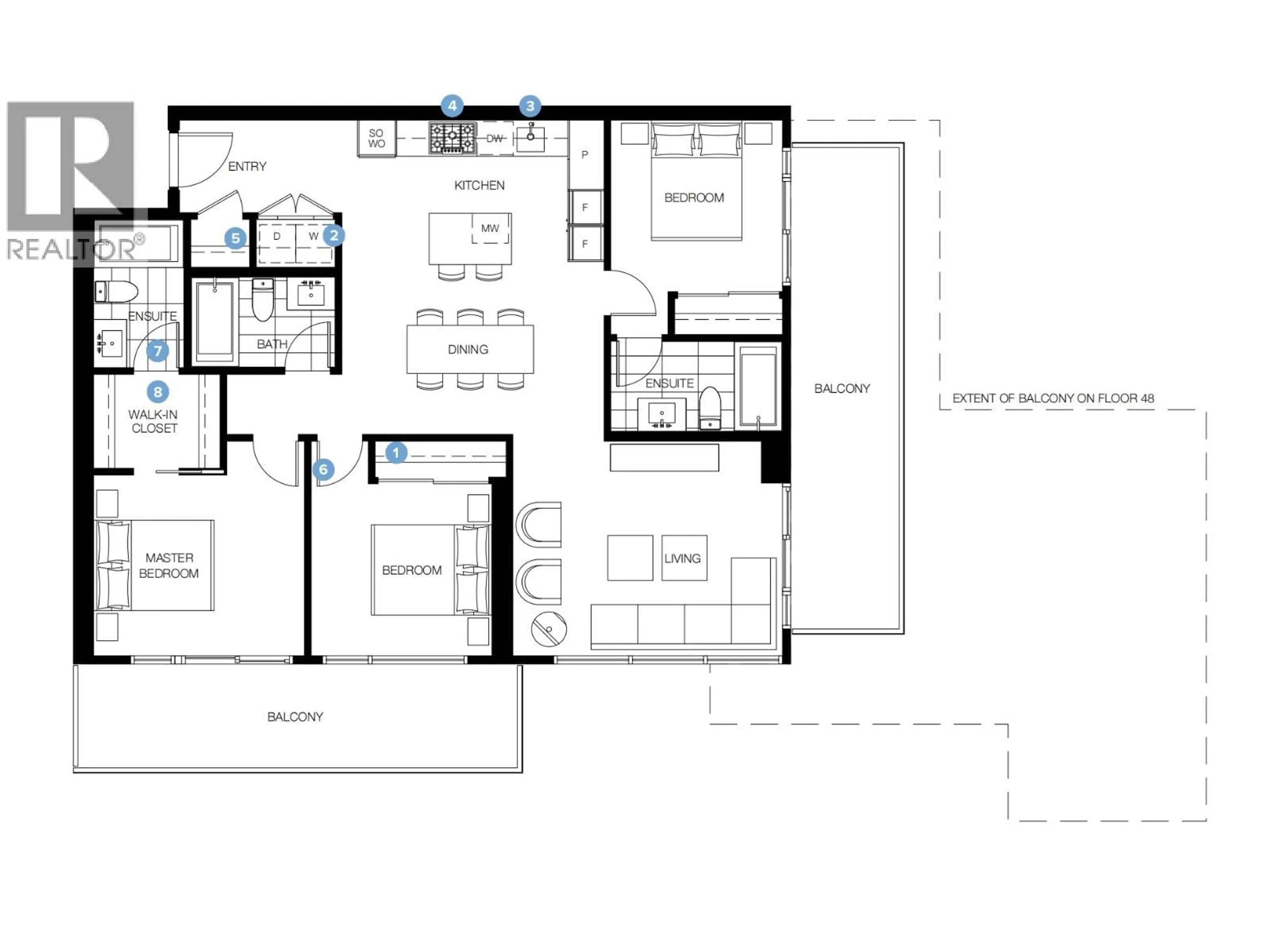 Floor plan for 5001 - 3809 EVERGREEN PLACE, Burnaby British Columbia V3J0M1